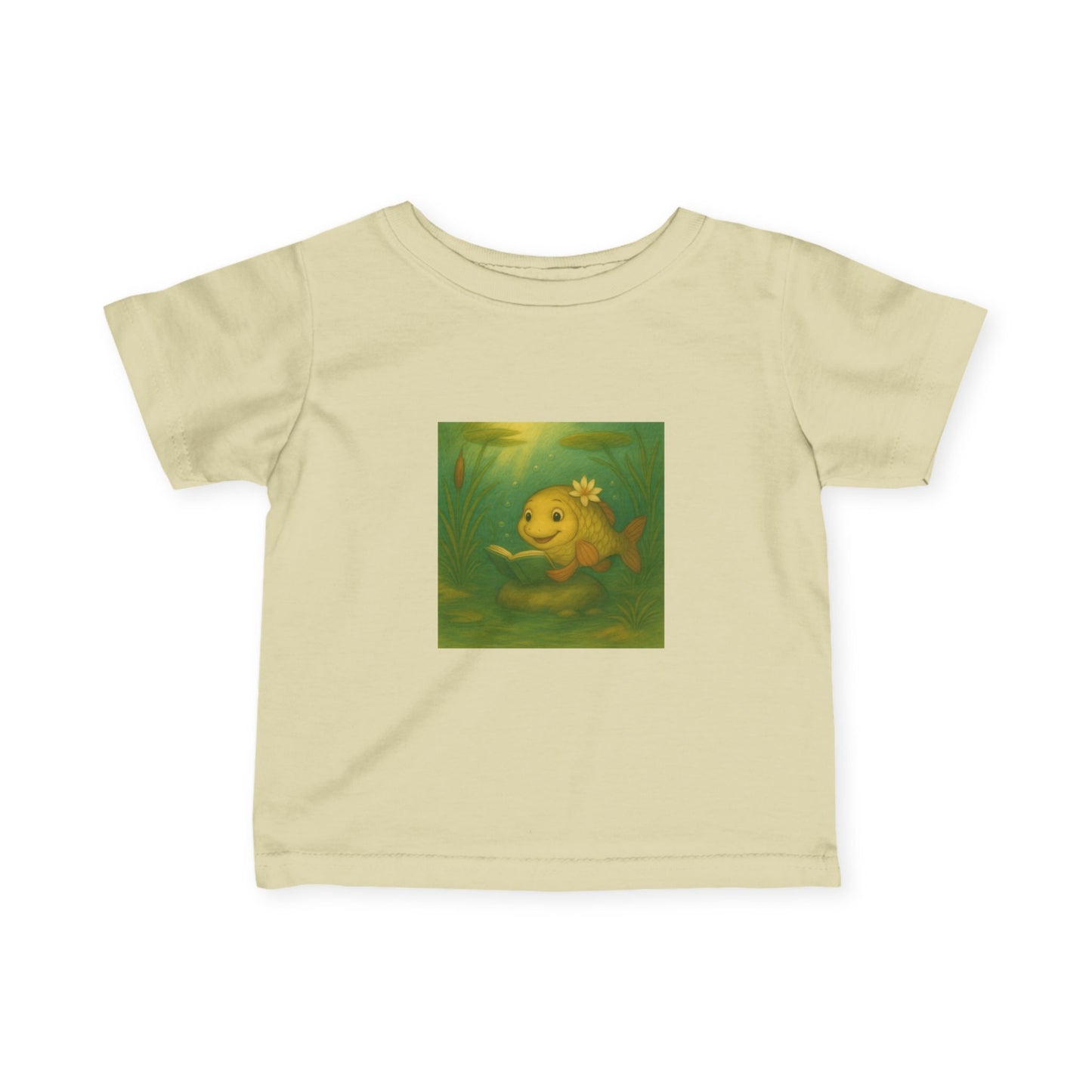 Adorable Infant Fish Graphic Tee, Cute Baby Shirt, Toddler Apparel, Baby Shower Gift, Summer Wear, Playdate Outfit