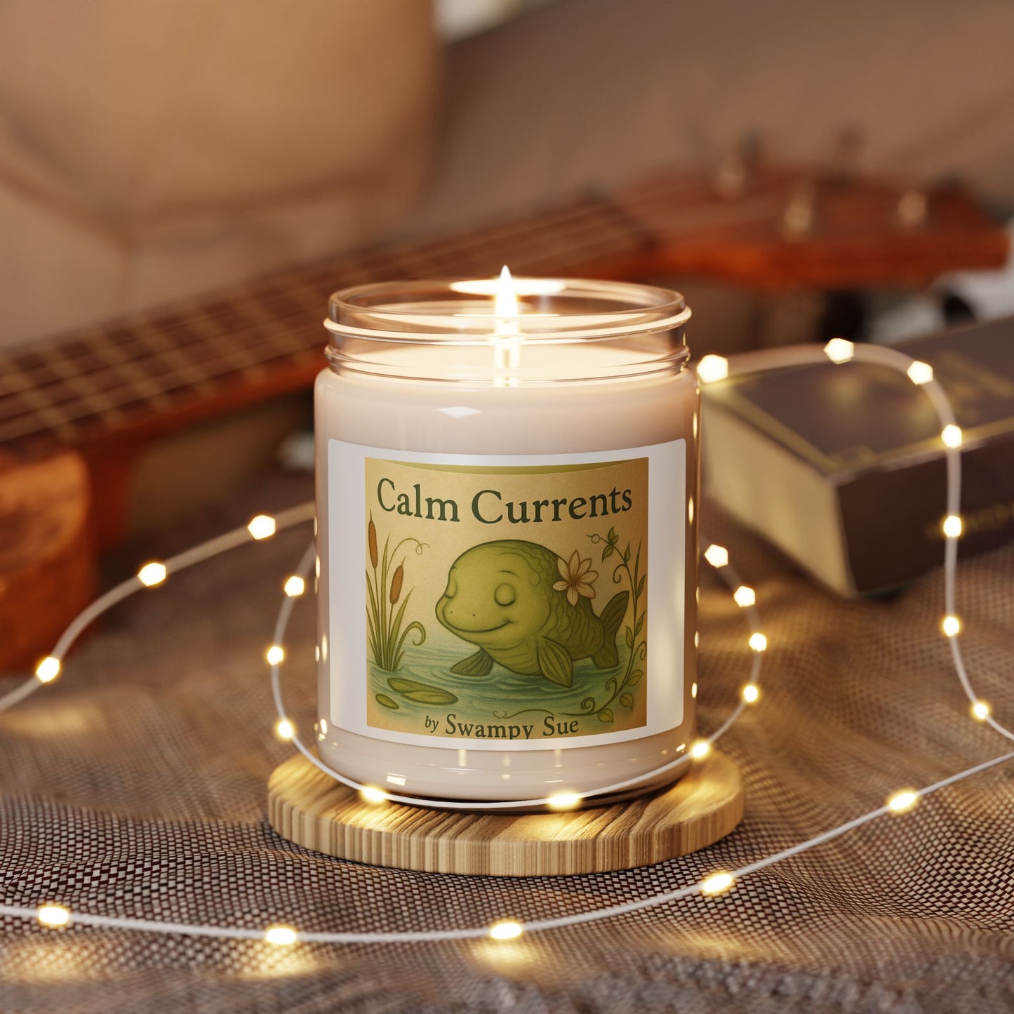 Calm Currents Scented Soy Candle, Relaxation Candle, Gift for Home, Aromatherapy, Mindfulness, Spa Day