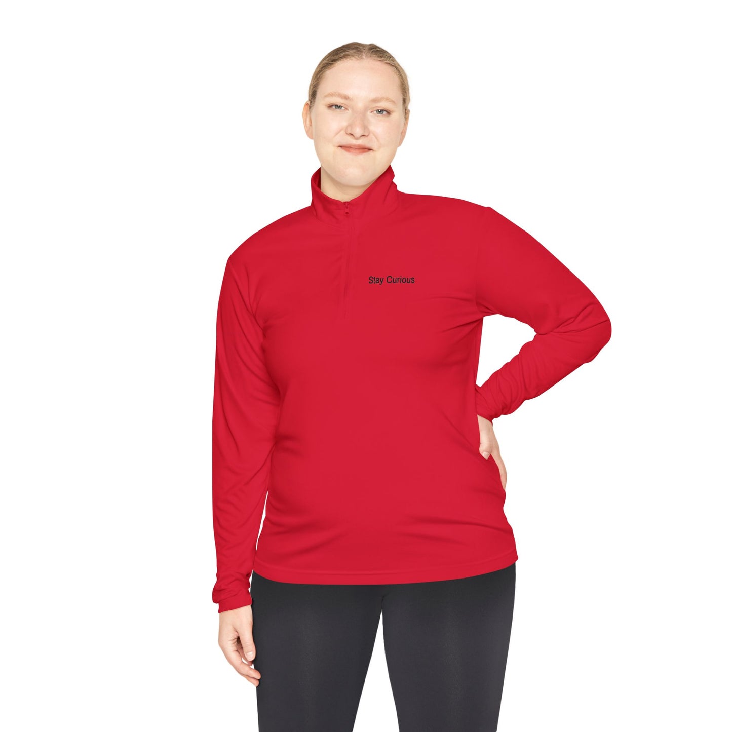 Adventure-Ready Unisex Quarter-Zip Pullover - Stay Careful, Fishing Apparel, Outdoor Gear, Gift for Fishermen, Stylish Layering