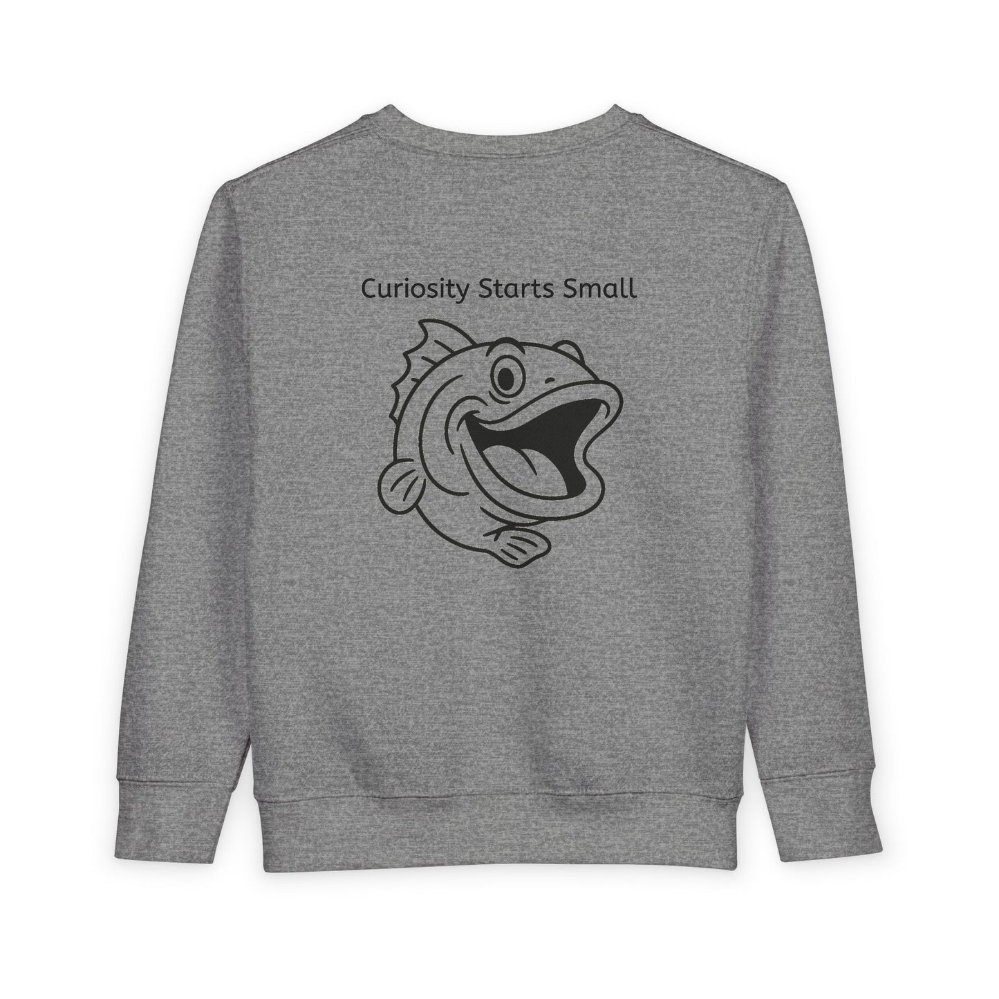 Toddler Fishing Sweatshirt - Lil' Lunker Design, Gift for Kids, Cute Fishing Apparel, Outdoor Adventure Clothing, Fun Toddler Outfit