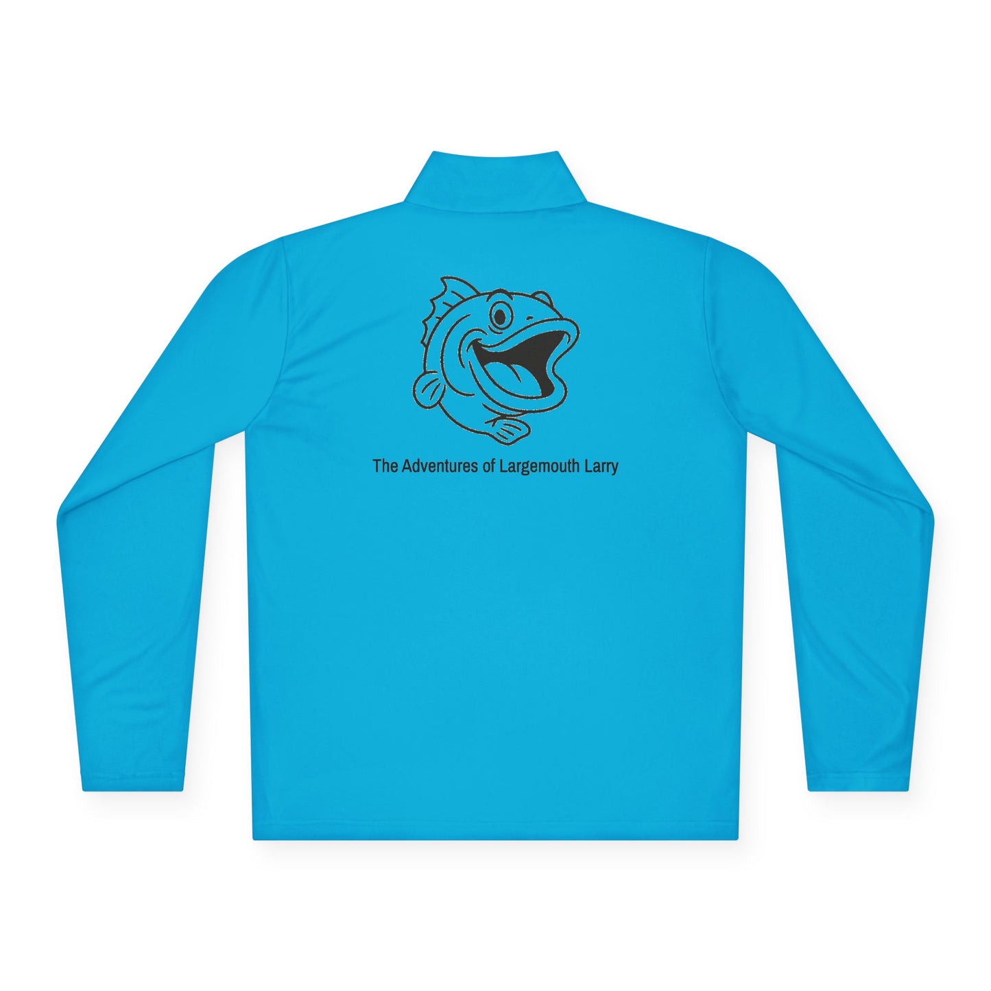 Adventure-Ready Unisex Quarter-Zip Pullover - Stay Careful, Fishing Apparel, Outdoor Gear, Gift for Fishermen, Stylish Layering