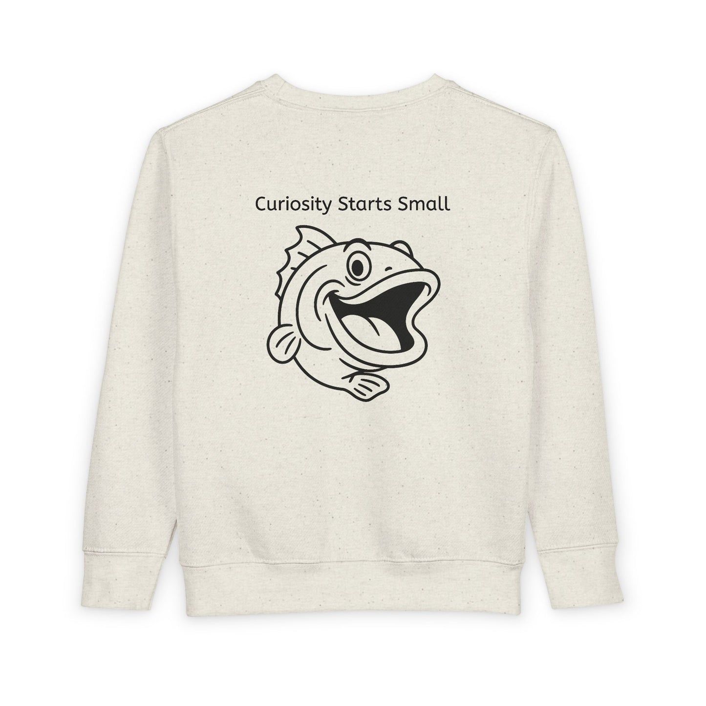 Toddler Fishing Sweatshirt - Lil' Lunker Design, Gift for Kids, Cute Fishing Apparel, Outdoor Adventure Clothing, Fun Toddler Outfit