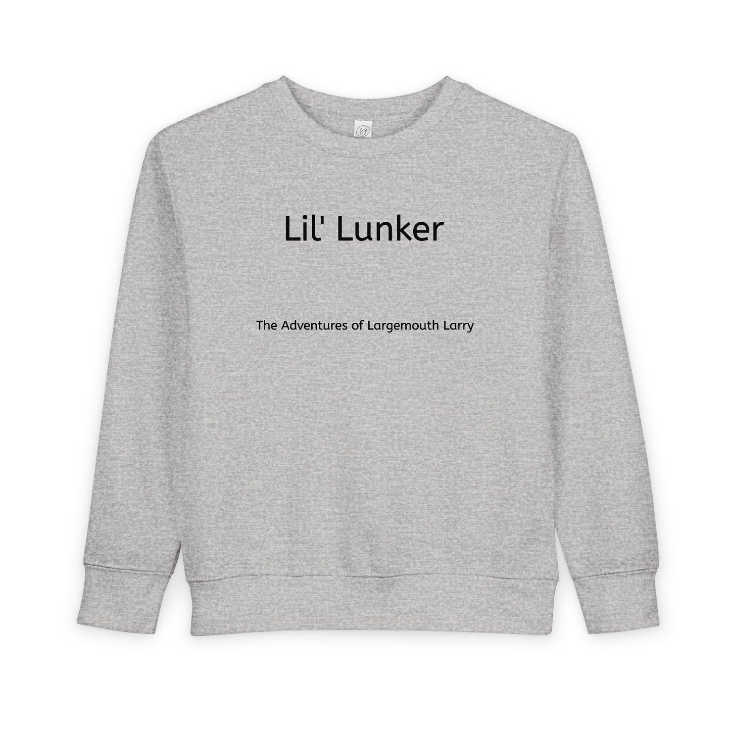 Toddler Fishing Sweatshirt - Lil' Lunker Design, Gift for Kids, Cute Fishing Apparel, Outdoor Adventure Clothing, Fun Toddler Outfit