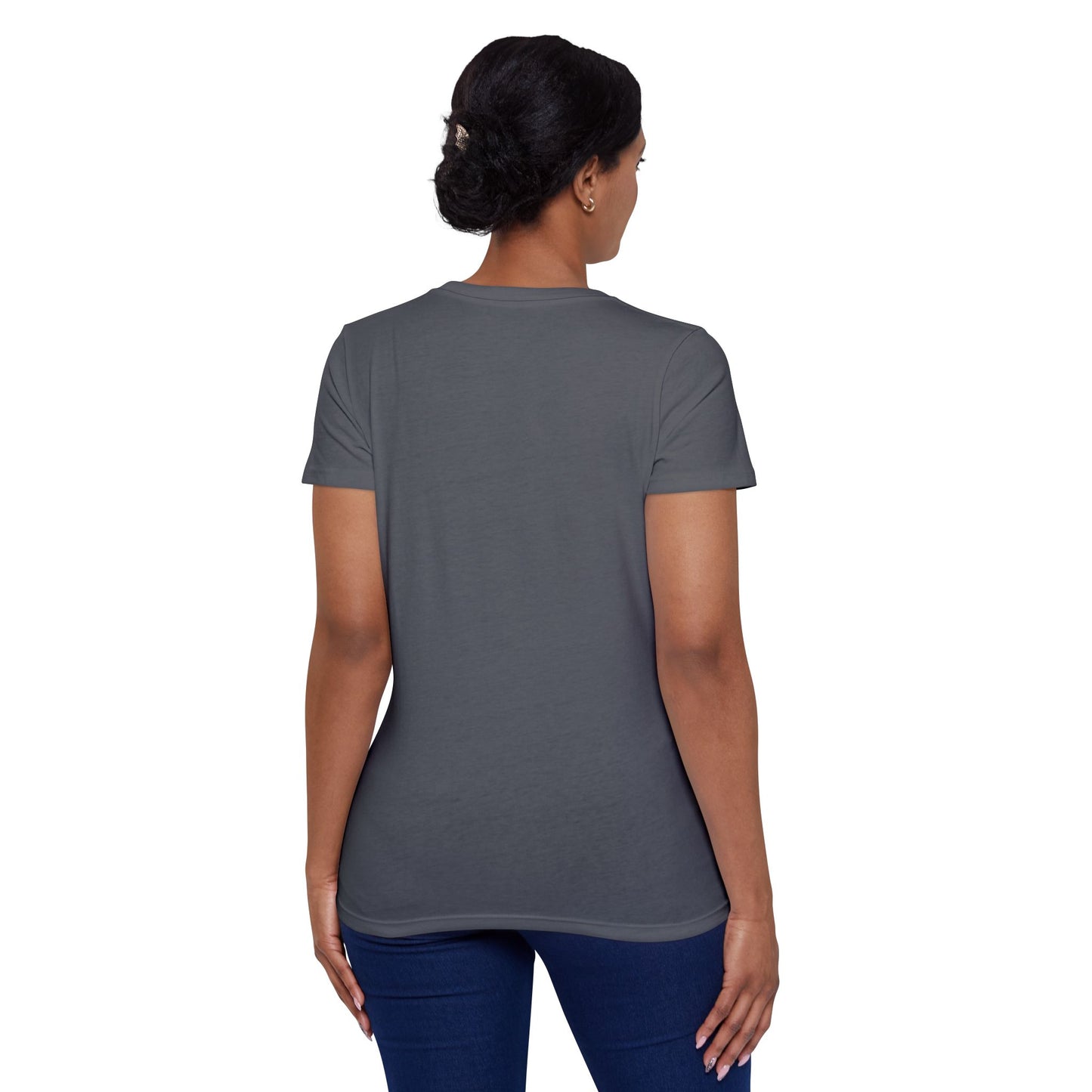 Organic Women's T-Shirt with Inspiring Fish Design, Eco-Friendly Tee, Motivational Gift, Nature Lover Apparel, Cute Casual Wear