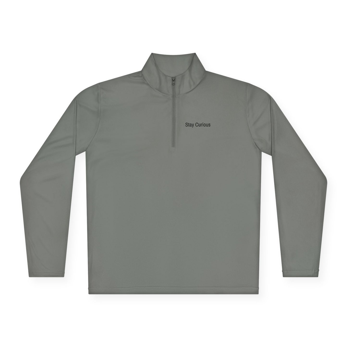 Adventure-Ready Unisex Quarter-Zip Pullover - Stay Careful, Fishing Apparel, Outdoor Gear, Gift for Fishermen, Stylish Layering