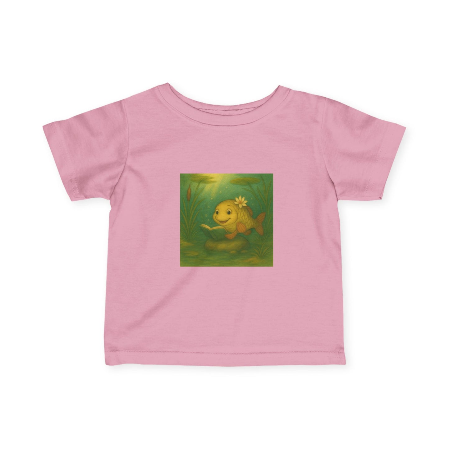 Adorable Infant Fish Graphic Tee, Cute Baby Shirt, Toddler Apparel, Baby Shower Gift, Summer Wear, Playdate Outfit