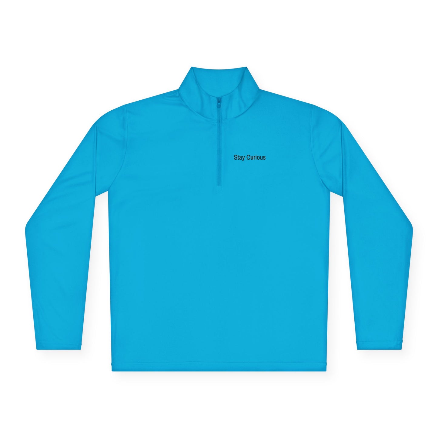 Adventure-Ready Unisex Quarter-Zip Pullover - Stay Careful, Fishing Apparel, Outdoor Gear, Gift for Fishermen, Stylish Layering