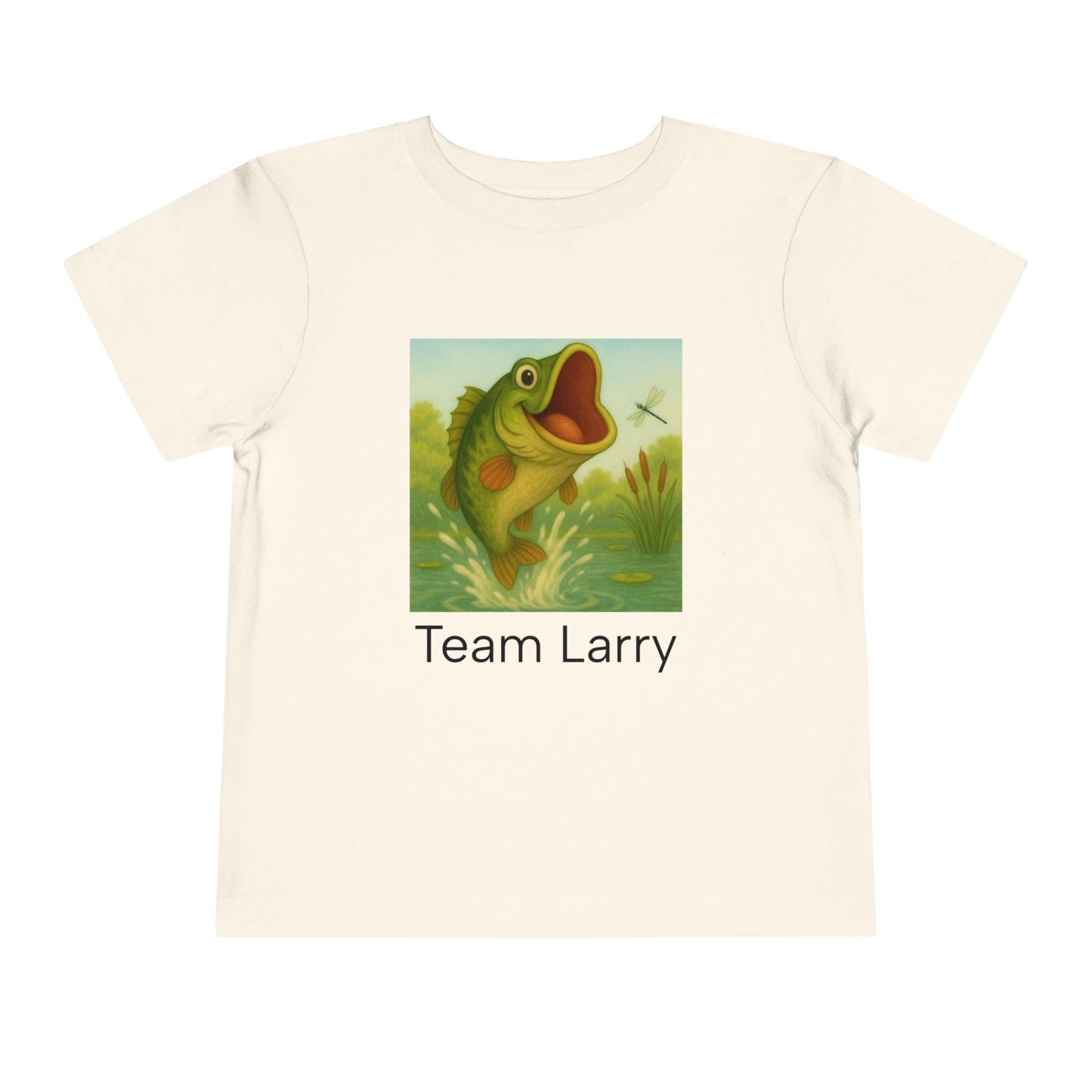 Team Larry Toddler Tee - Fun, Playful, Kids' T-Shirt for Birthday, Gift, Summer, Everyday Wear, Fishing Theme