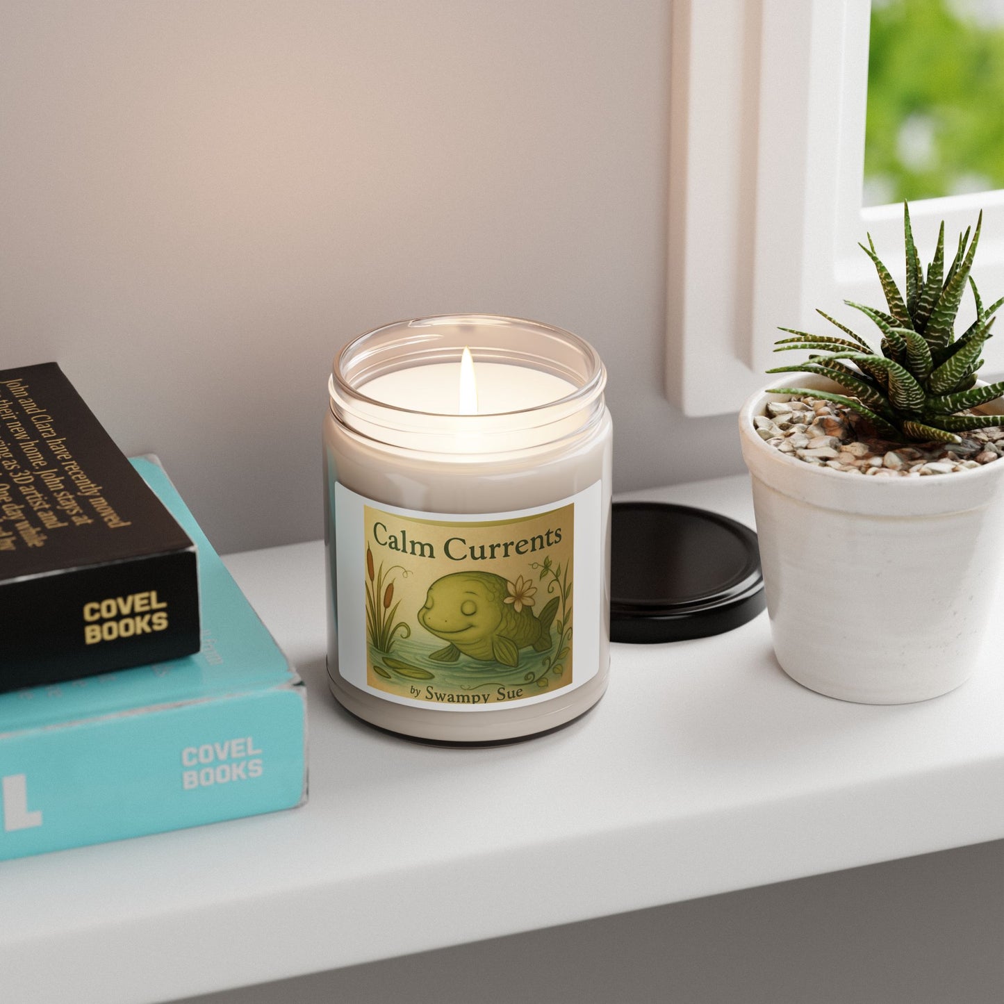 Calm Currents Scented Soy Candle, Relaxation Candle, Gift for Home, Aromatherapy, Mindfulness, Spa Day