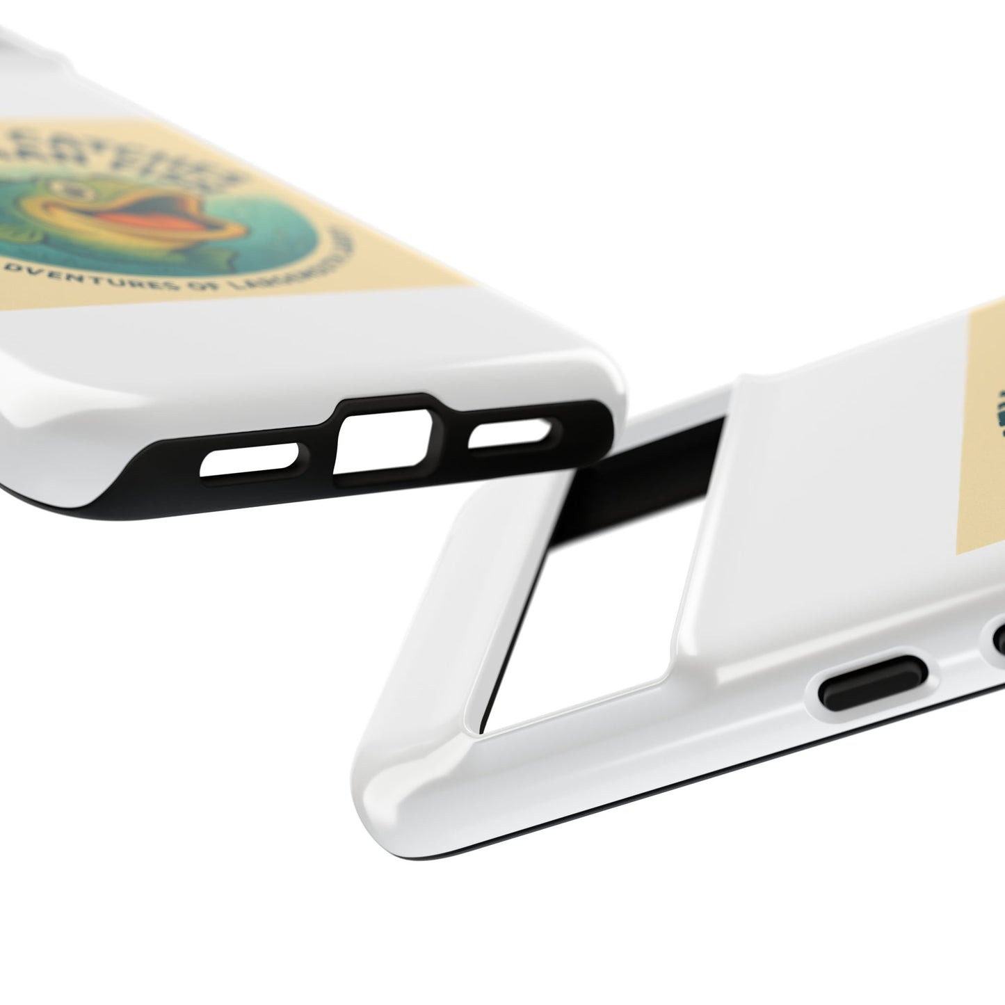 Fishing Phone Case | Curiosity Catches More Than Fish | Gift for Anglers, Outdoor Enthusiasts, Birthday, Father's Day