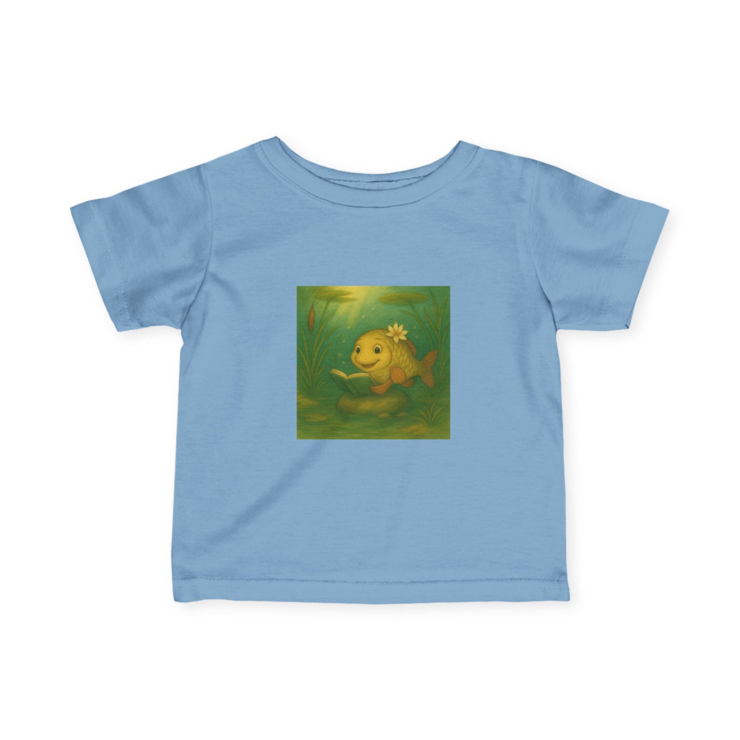 Adorable Infant Fish Graphic Tee, Cute Baby Shirt, Toddler Apparel, Baby Shower Gift, Summer Wear, Playdate Outfit