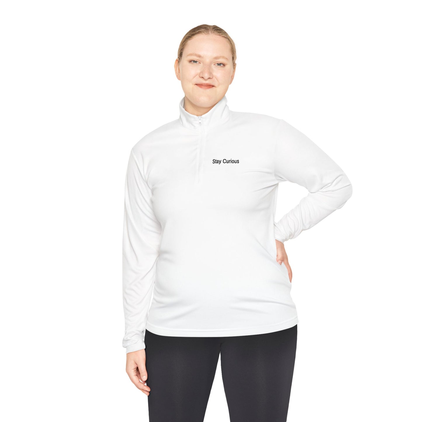 Adventure-Ready Unisex Quarter-Zip Pullover - Stay Careful, Fishing Apparel, Outdoor Gear, Gift for Fishermen, Stylish Layering