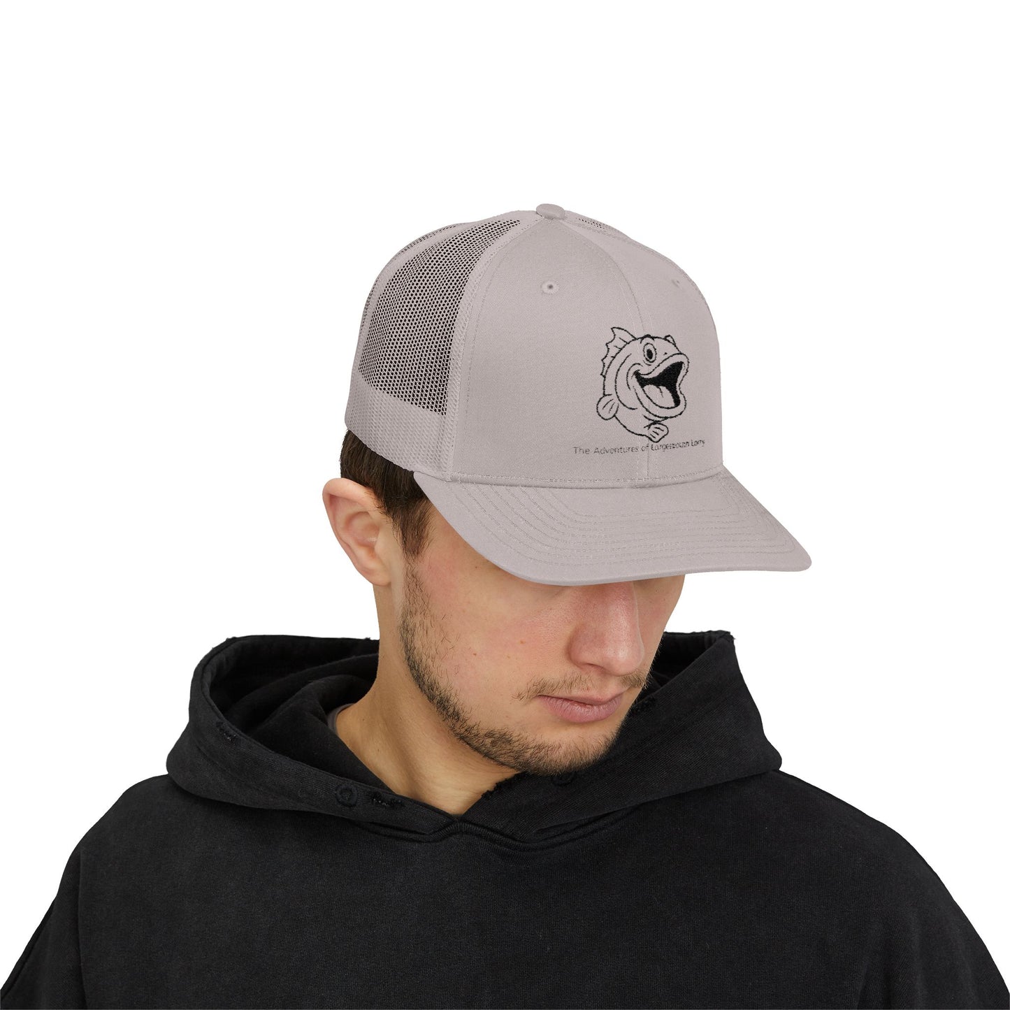 Fishing Enthusiast Snapback Cap, Outdoor Hat, Angler Gift, Summer Accessory, Mesh Trucker Cap, Fishing Gear