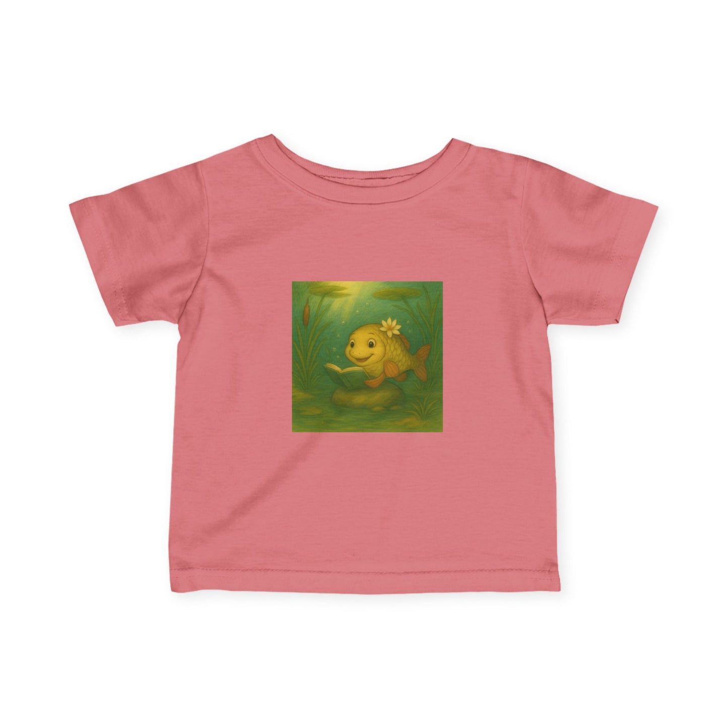 Adorable Infant Fish Graphic Tee, Cute Baby Shirt, Toddler Apparel, Baby Shower Gift, Summer Wear, Playdate Outfit