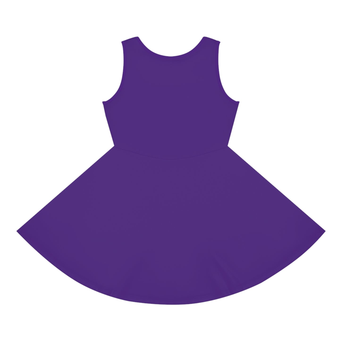 Girls' Purple Fish Print Sundress, Perfect for Summer, Birthdays, Beach Trips, Family Gatherings, Playdates, Girls' Fashion, Playful Dress