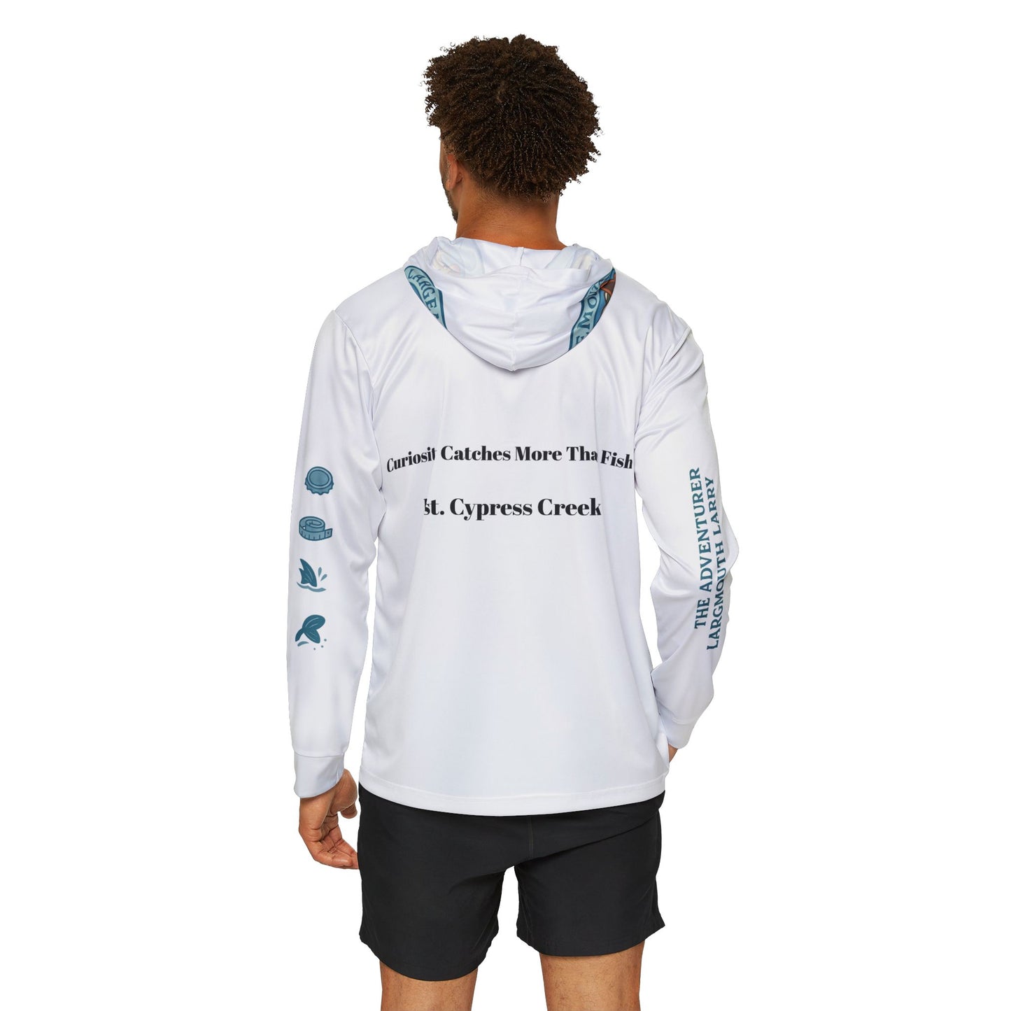 Sporty Fishing Hoodie for Men | Let's Make a Splash, Outdoor Apparel, Gift for Fishermen, Ideal for Summer Adventures, Fishing Trips