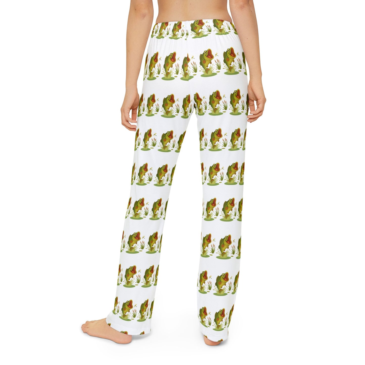 Whimsical Frog Kids Lounge Pants, Fun Pajama Bottoms, Comfortable Playwear, Cute Gift for Kids, Family Sleepwear