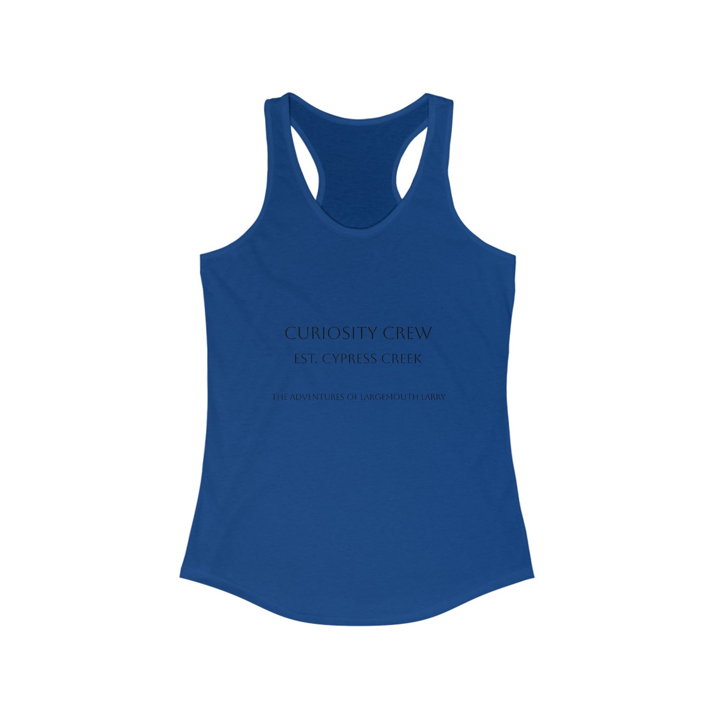 Curiosity Crew Women's Racerback Tank Top | Motivational Workout Tee, Fitness Apparel, Casual Summer Shirt, Gift for Her