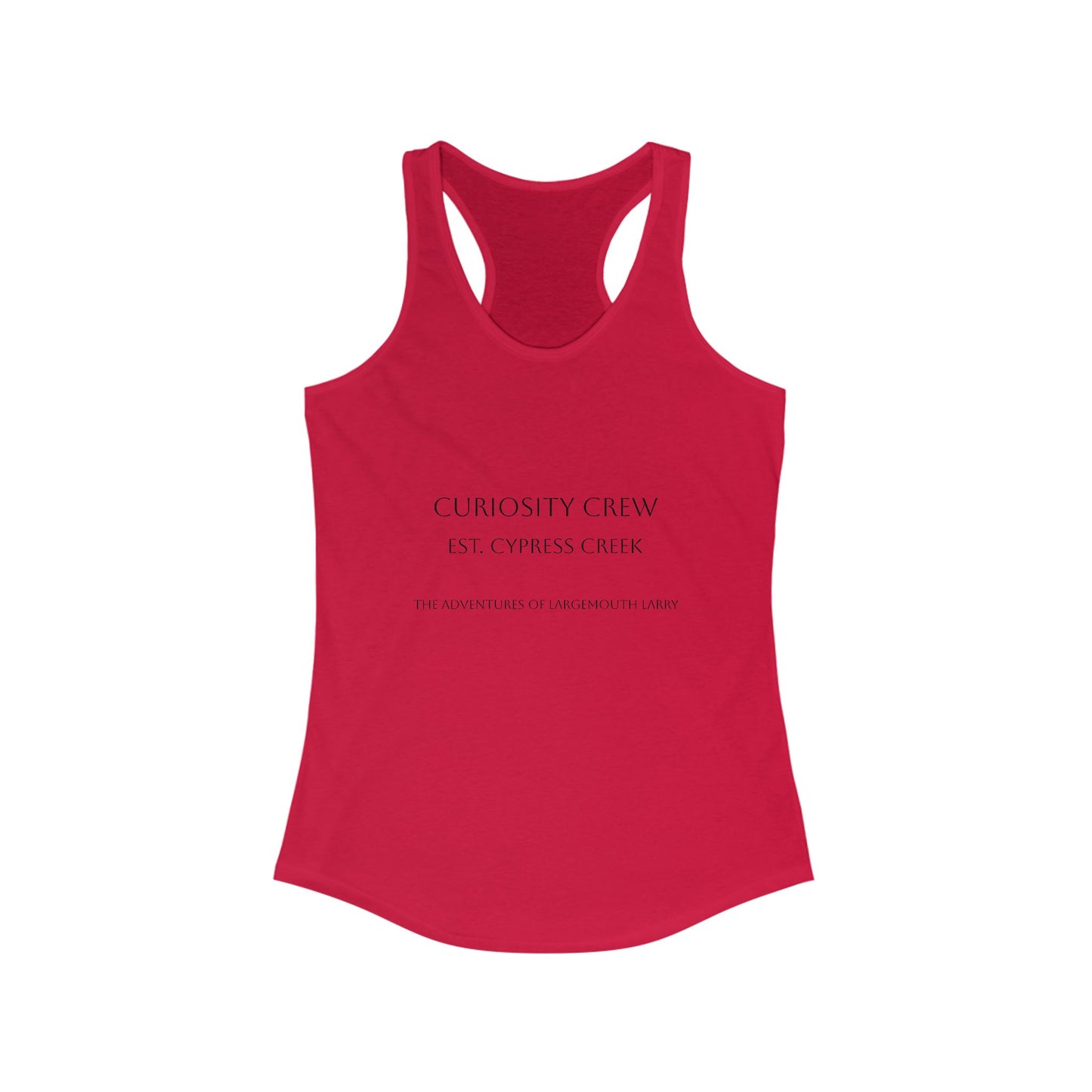 Curiosity Crew Women's Racerback Tank Top | Motivational Workout Tee, Fitness Apparel, Casual Summer Shirt, Gift for Her