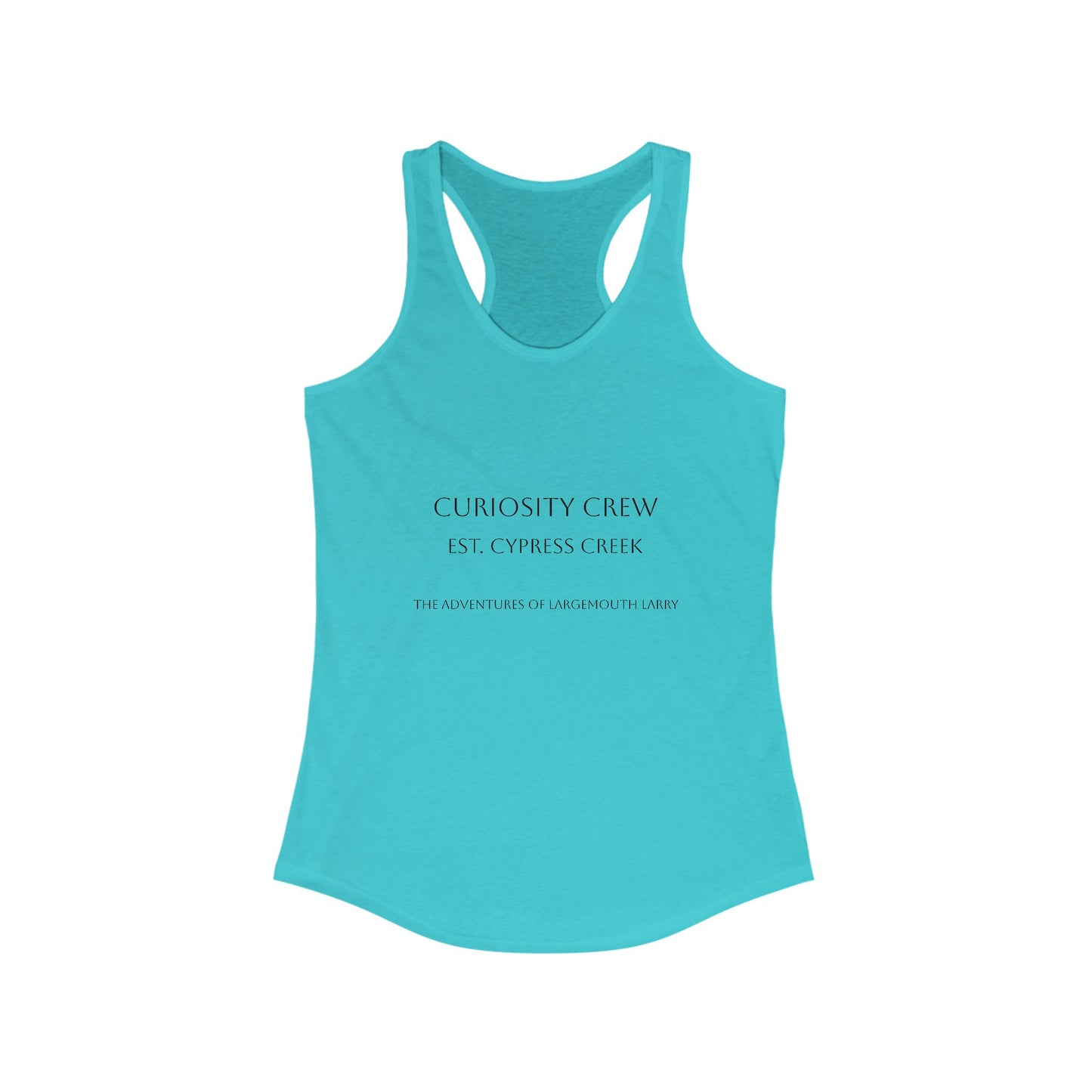 Curiosity Crew Women's Racerback Tank Top | Motivational Workout Tee, Fitness Apparel, Casual Summer Shirt, Gift for Her