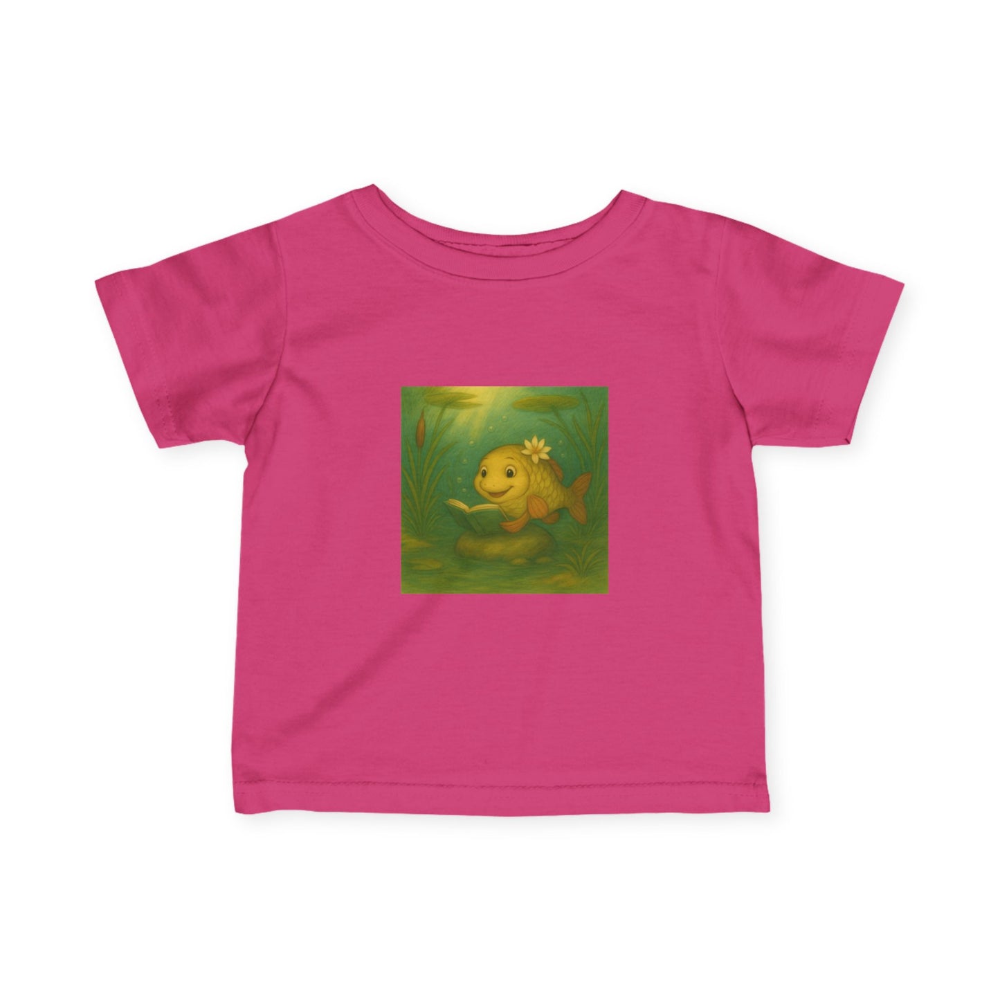 Adorable Infant Fish Graphic Tee, Cute Baby Shirt, Toddler Apparel, Baby Shower Gift, Summer Wear, Playdate Outfit