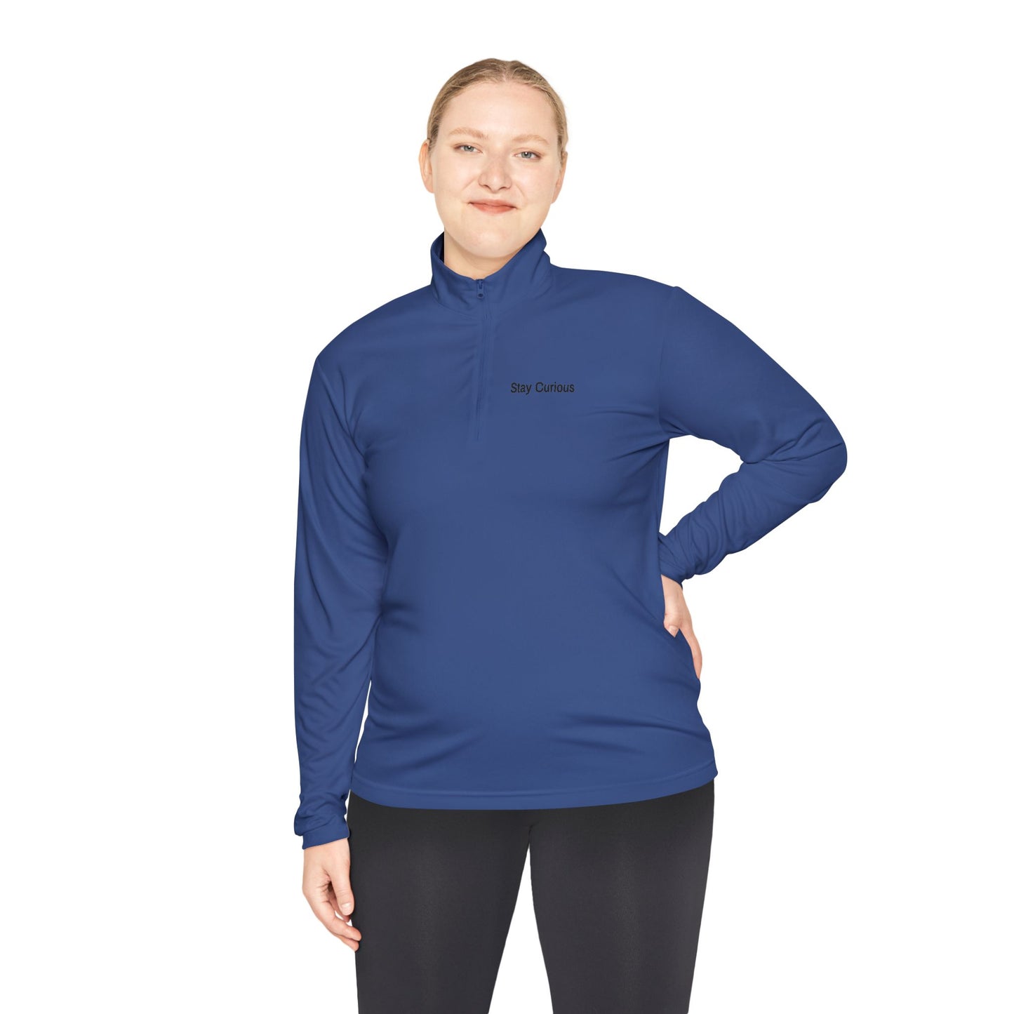 Adventure-Ready Unisex Quarter-Zip Pullover - Stay Careful, Fishing Apparel, Outdoor Gear, Gift for Fishermen, Stylish Layering