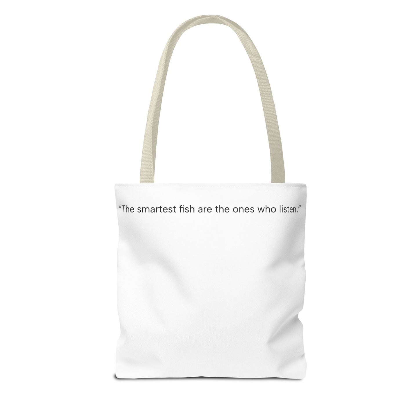 Whimsical Fishing Tote Bag - Curiosity Catches More Than Fish, Beach Bag, Eco-Friendly, Gift for Angler, Nature Lover Tote