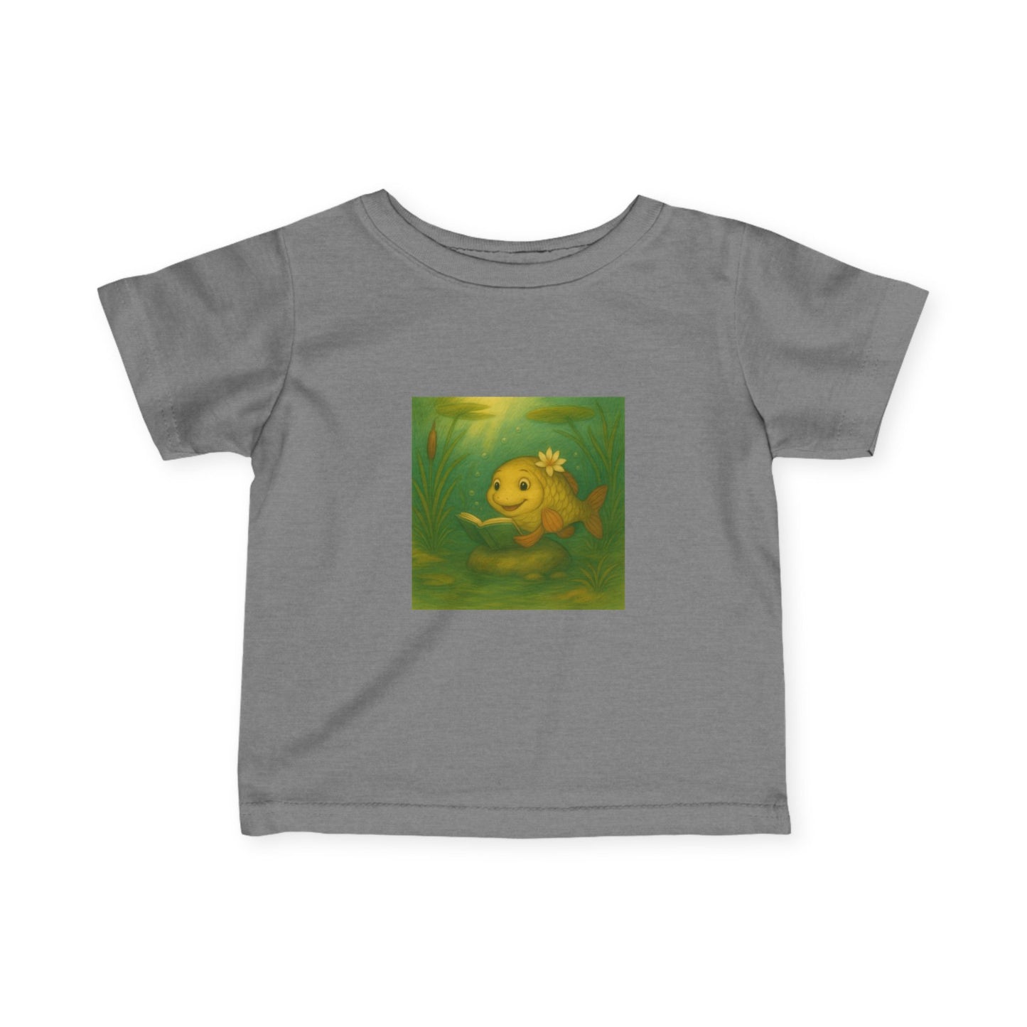 Adorable Infant Fish Graphic Tee, Cute Baby Shirt, Toddler Apparel, Baby Shower Gift, Summer Wear, Playdate Outfit