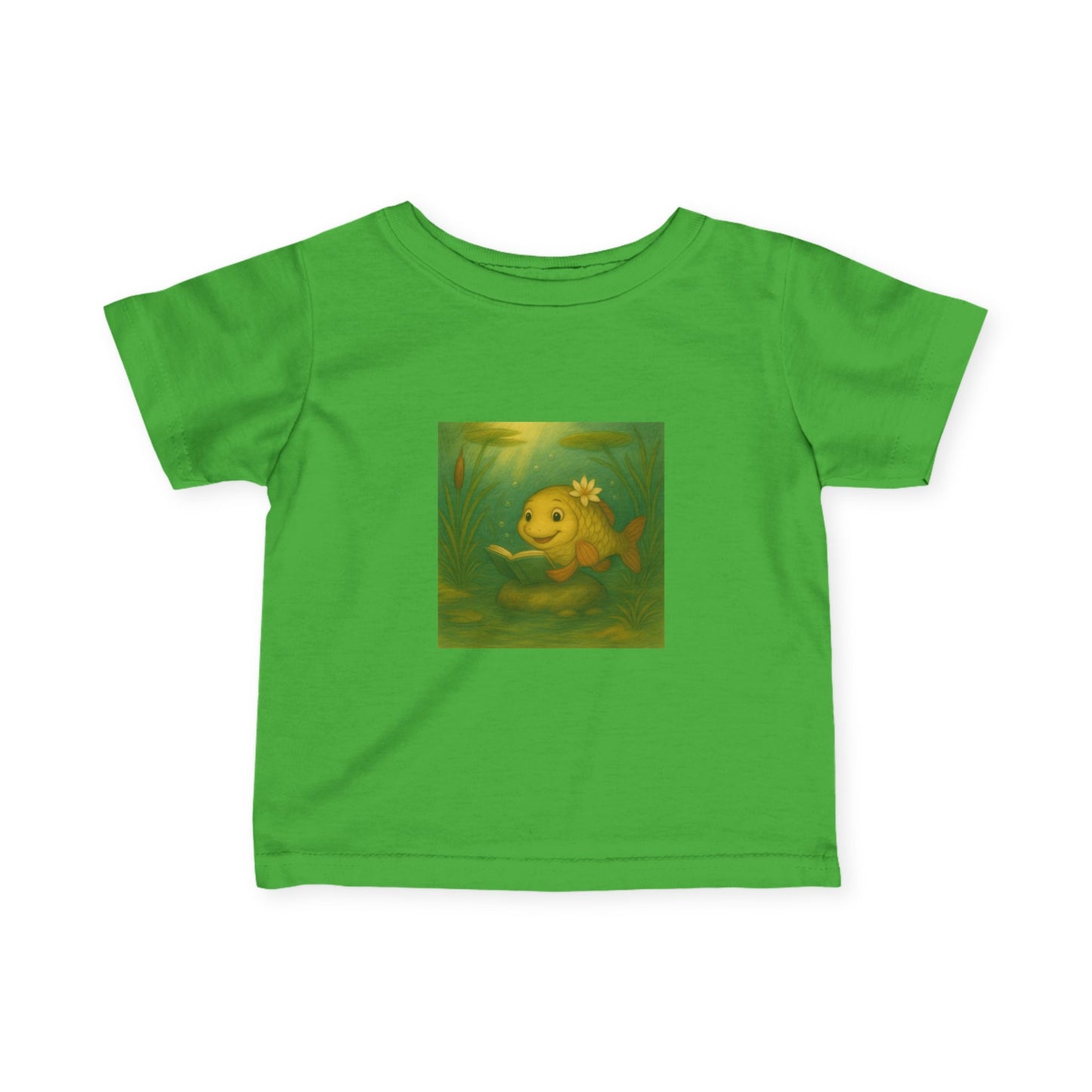 Adorable Infant Fish Graphic Tee, Cute Baby Shirt, Toddler Apparel, Baby Shower Gift, Summer Wear, Playdate Outfit