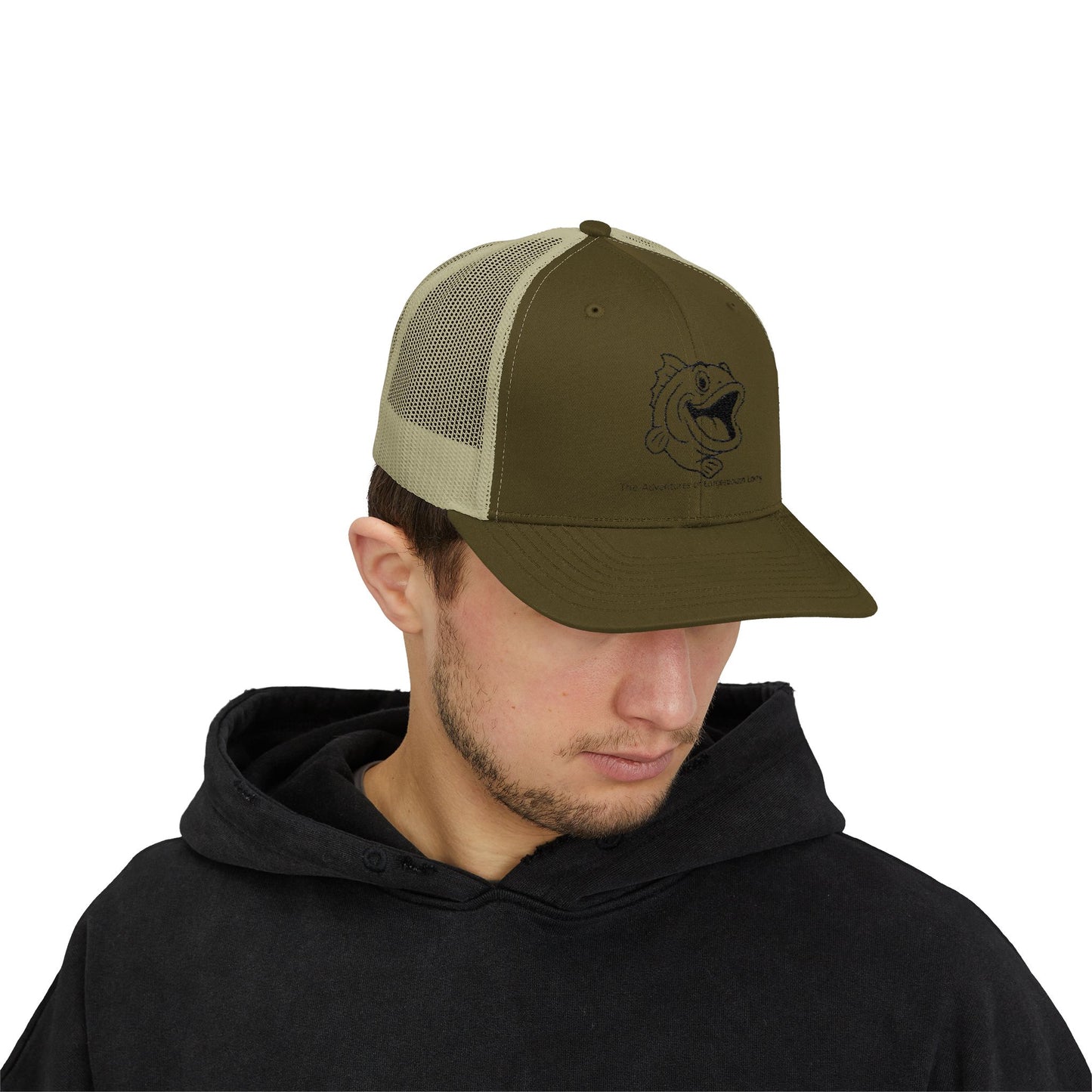 Fishing Enthusiast Snapback Cap, Outdoor Hat, Angler Gift, Summer Accessory, Mesh Trucker Cap, Fishing Gear