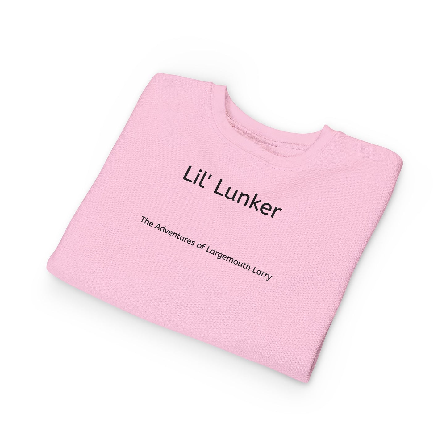Toddler Fishing Sweatshirt - Lil' Lunker Design, Gift for Kids, Cute Fishing Apparel, Outdoor Adventure Clothing, Fun Toddler Outfit