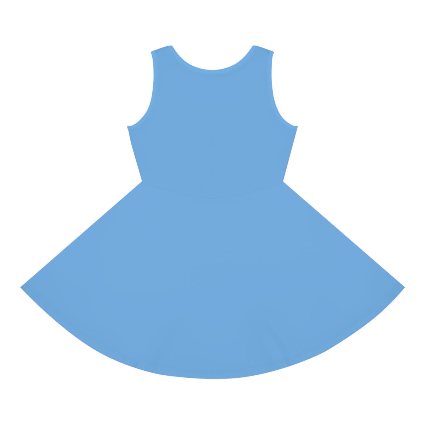 Girls' Playful Sundress with Inspirational Fish Design, Summer Dress, Children's Fashion, Birthday Gift, Beach Wear, Everyday Outfit