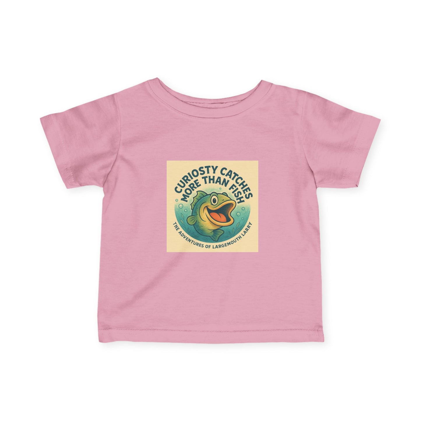 Curious Baby Tee - Vintage Fish Design, Infant Shirt, Baby Gift, Cute Kids Apparel, Nature Lover Gift, Eco-Friendly Childrenswear