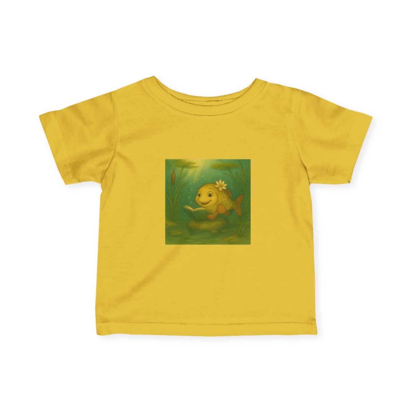 Adorable Infant Fish Graphic Tee, Cute Baby Shirt, Toddler Apparel, Baby Shower Gift, Summer Wear, Playdate Outfit