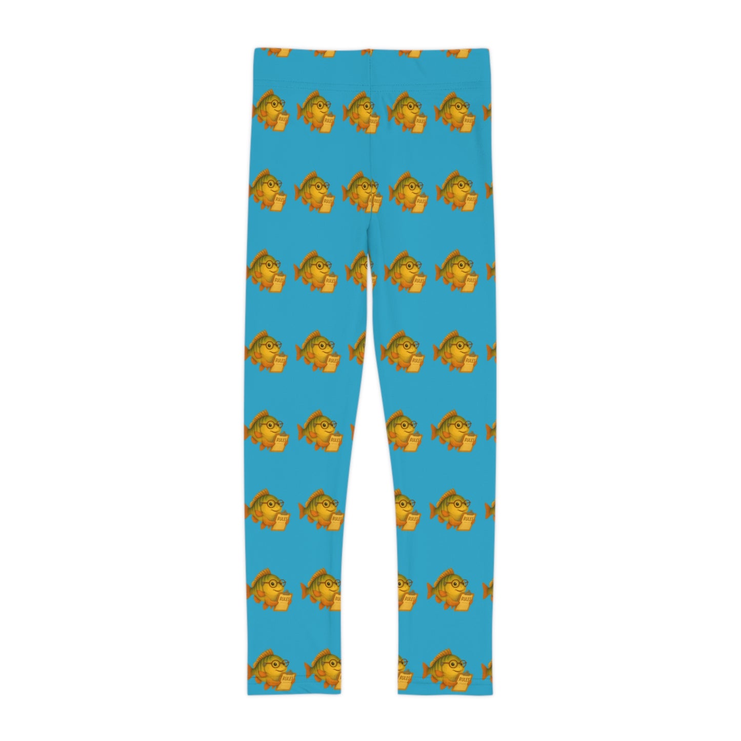 Colorful Kids Leggings with Fish Pattern | Fun Activewear, Playtime Leggings, Birthday Gift, Summer Fashion, Toddler Outfits