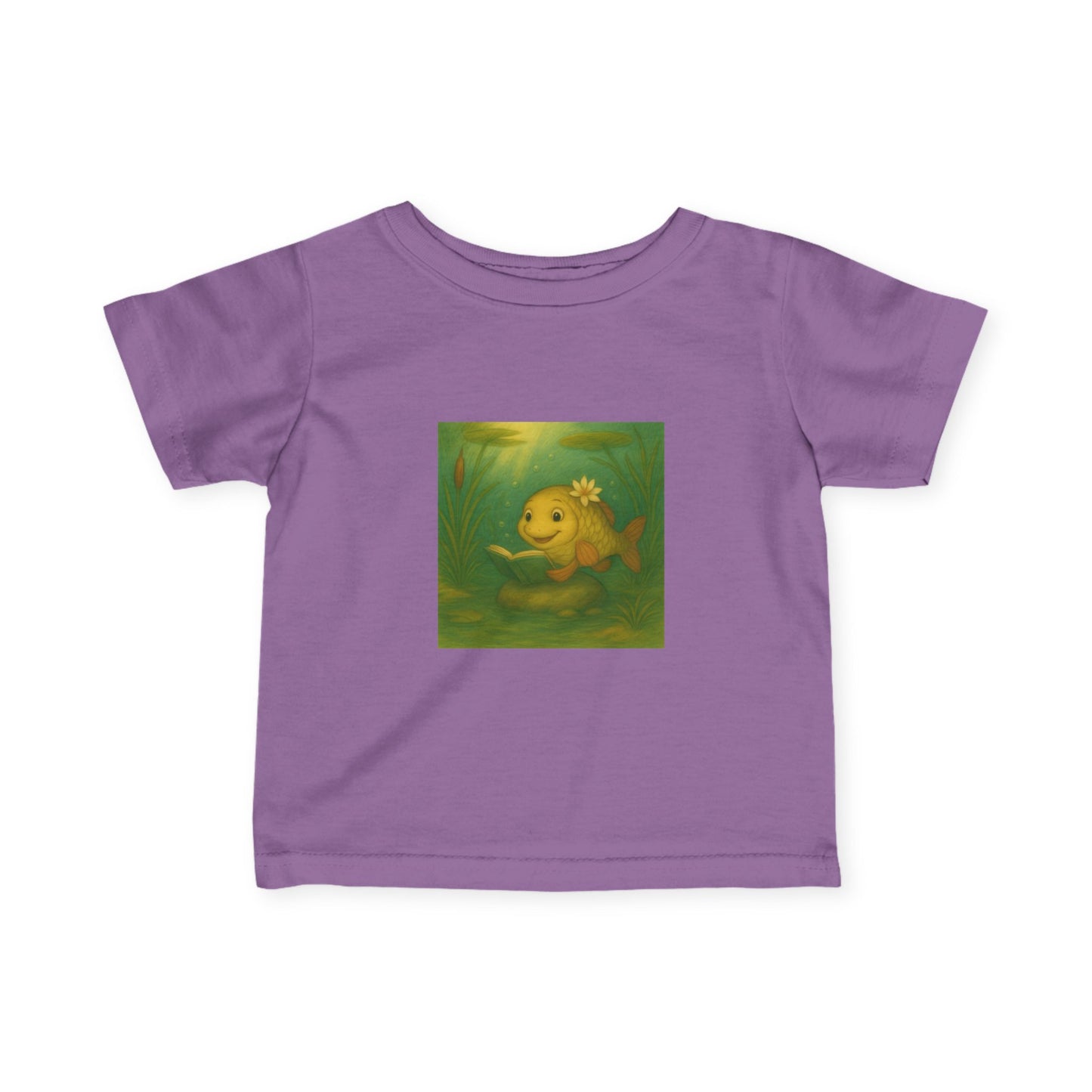 Adorable Infant Fish Graphic Tee, Cute Baby Shirt, Toddler Apparel, Baby Shower Gift, Summer Wear, Playdate Outfit