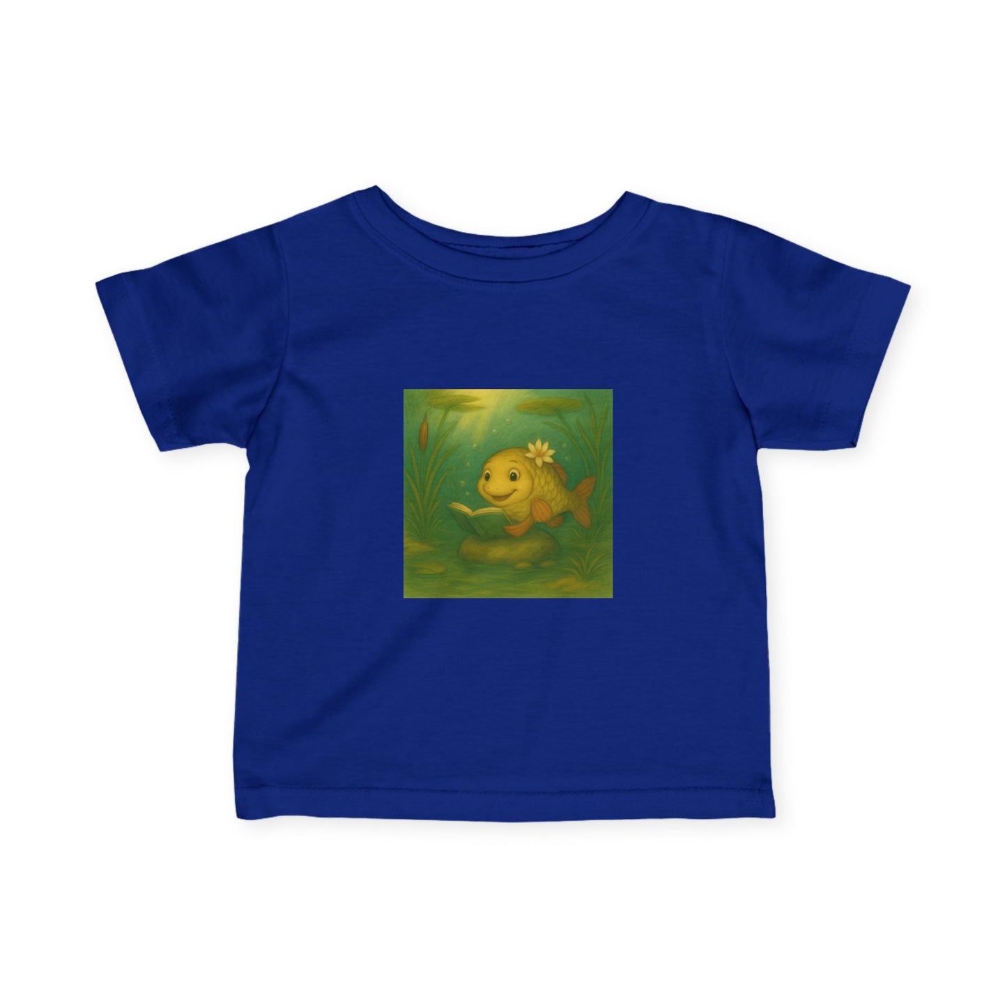 Adorable Infant Fish Graphic Tee, Cute Baby Shirt, Toddler Apparel, Baby Shower Gift, Summer Wear, Playdate Outfit