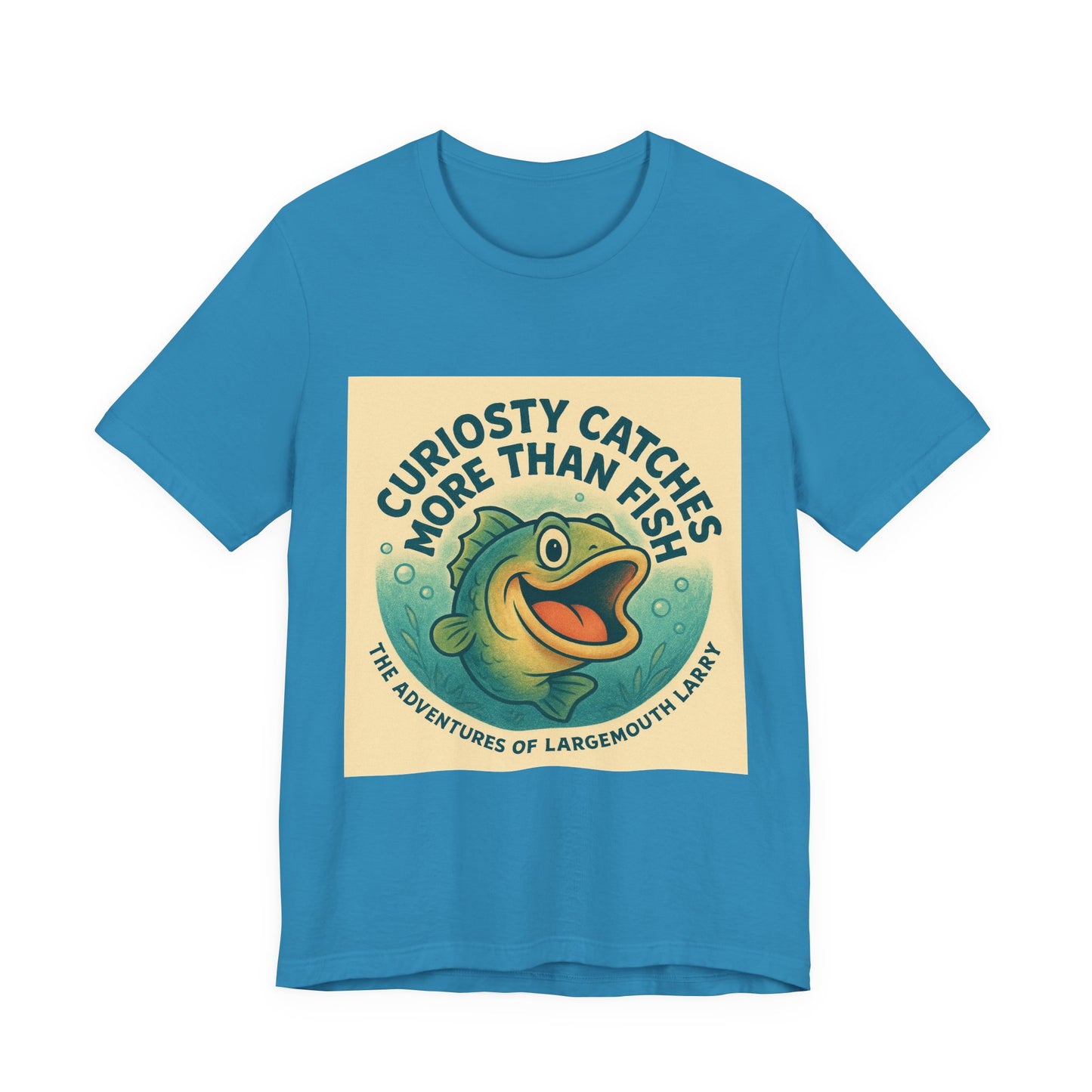 Curiosity Catches More Than Fish Tee, Fun Fishing Shirt, Gift for Anglers, Casual Summer Top, Outdoor Adventure Apparel, Fishing [...]
