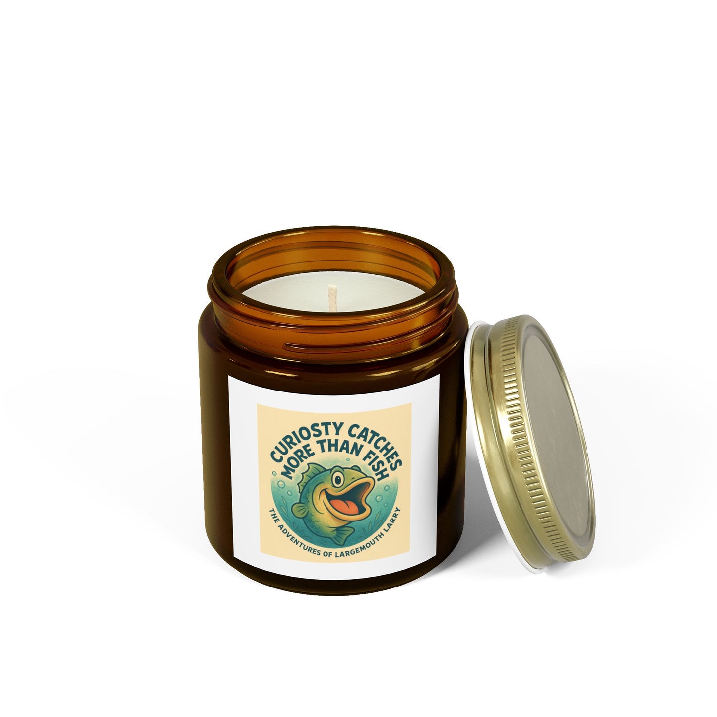 Curiosity Candles: Scented Coconut Apricot Wax, Cozy Home Gift, Eco-Friendly Decor, Relaxing Aromatherapy, Unique Party Favor