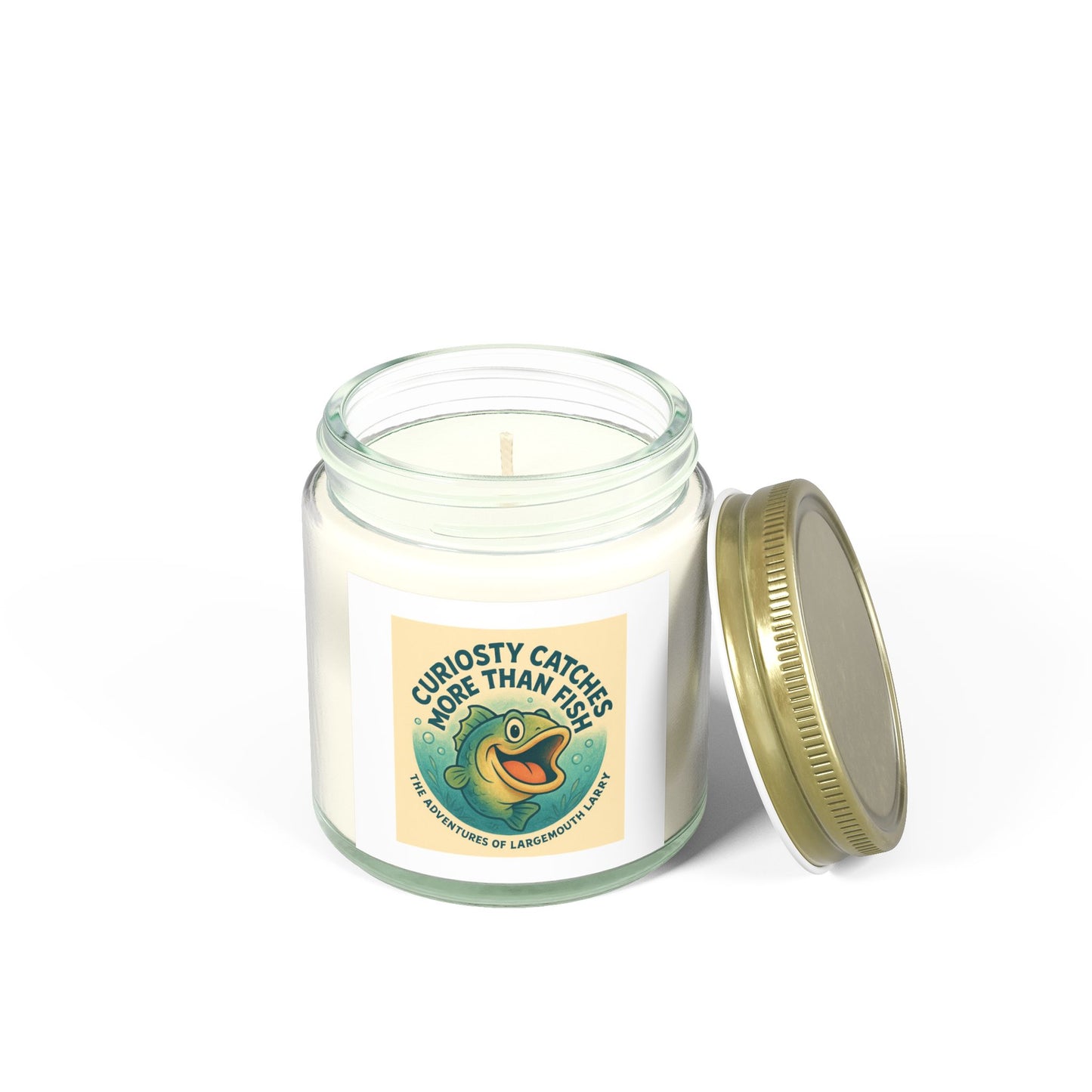 Curiosity Candles: Scented Coconut Apricot Wax, Cozy Home Gift, Eco-Friendly Decor, Relaxing Aromatherapy, Unique Party Favor