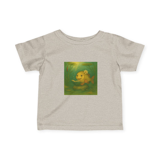 Adorable Infant Fish Graphic Tee, Cute Baby Shirt, Toddler Apparel, Baby Shower Gift, Summer Wear, Playdate Outfit