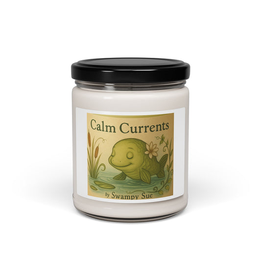 Calm Currents Scented Soy Candle, Relaxation Candle, Gift for Home, Aromatherapy, Mindfulness, Spa Day