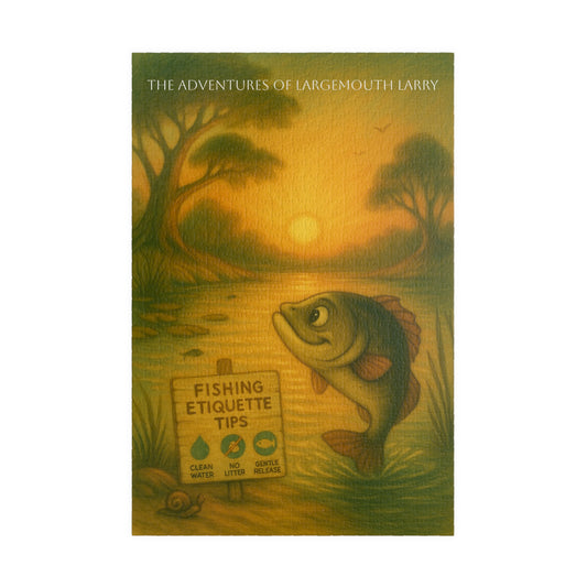 Fishing Puzzle - 110/252/520/1014 Pieces, Family Fun Activity, Outdoor Enthusiast Gift, Game Night Décor, Relaxing Hobby