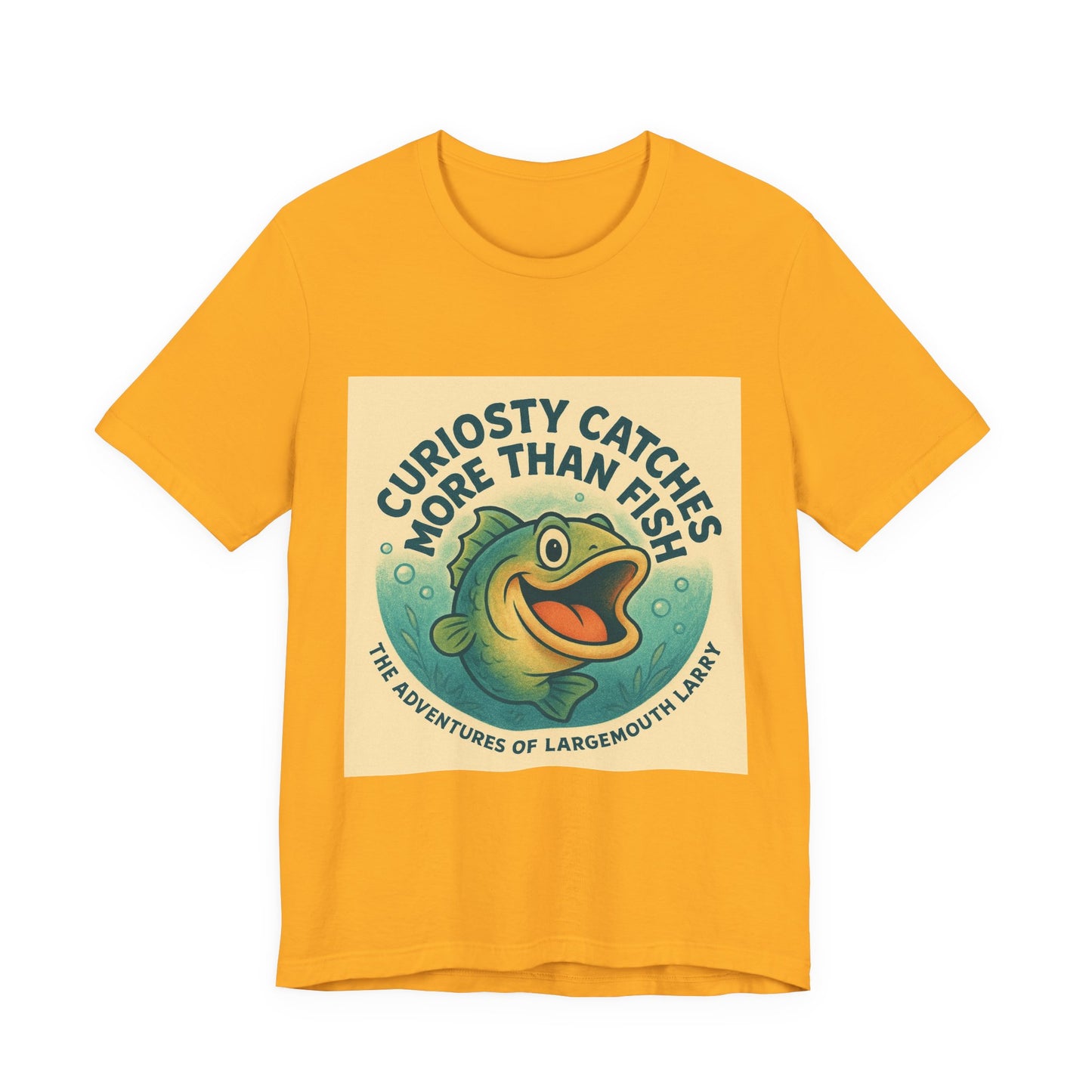 Curiosity Catches More Than Fish Tee, Fun Fishing Shirt, Gift for Anglers, Casual Summer Top, Outdoor Adventure Apparel, Fishing [...]