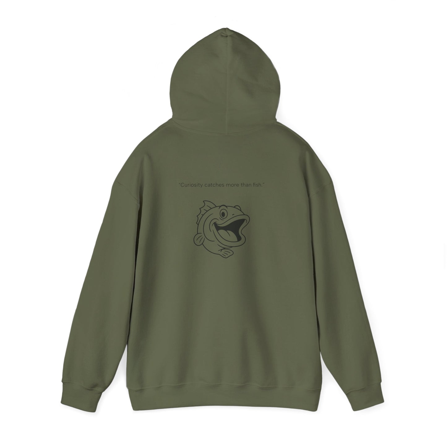 Curiosity Crew Hoodie - Unisex Heavy Blend™ Sweatshirt, Cozy Apparel, Perfect Gift for Fish Lovers, Casual Outfit for Any Season, [...]
