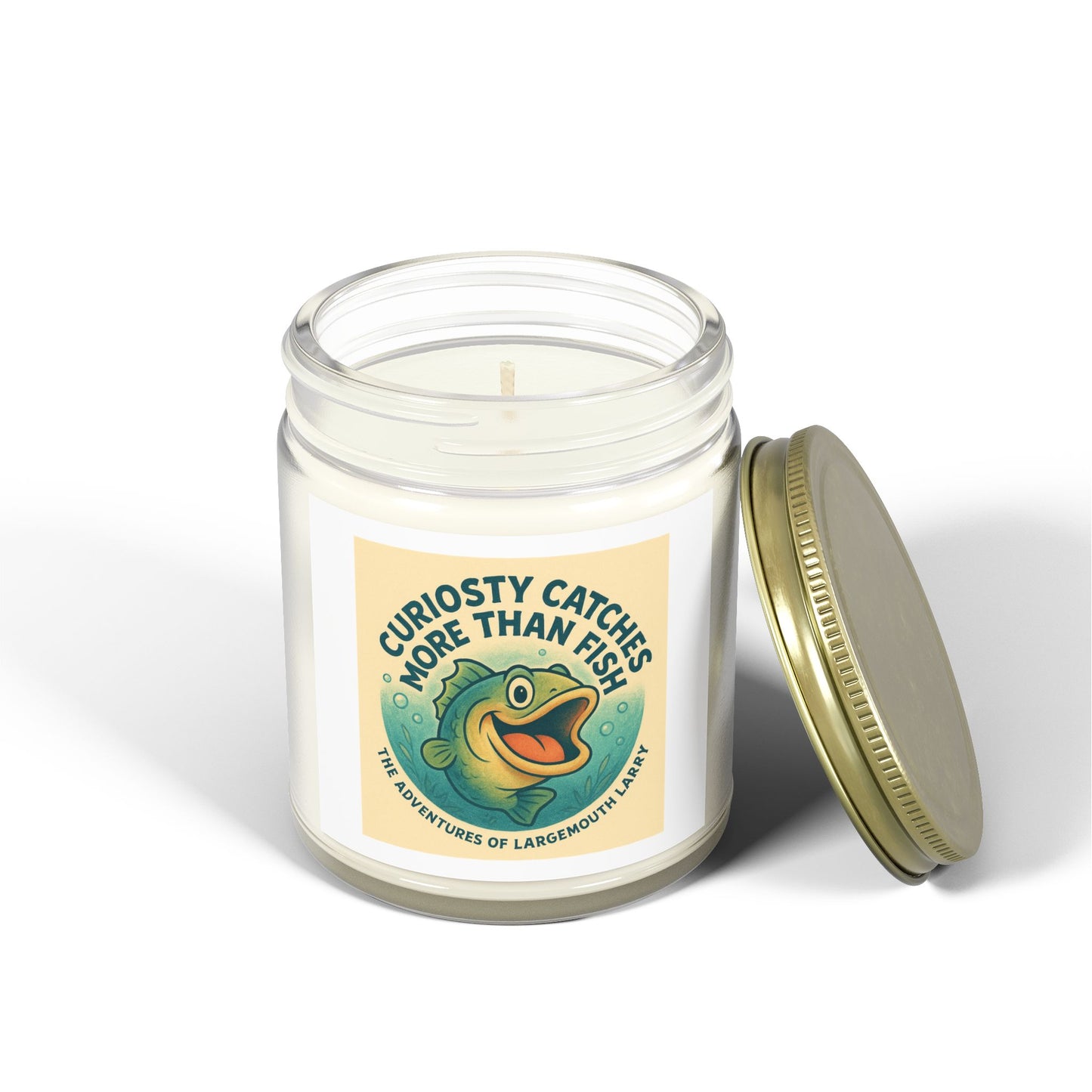 Curiosity Candles: Scented Coconut Apricot Wax, Cozy Home Gift, Eco-Friendly Decor, Relaxing Aromatherapy, Unique Party Favor