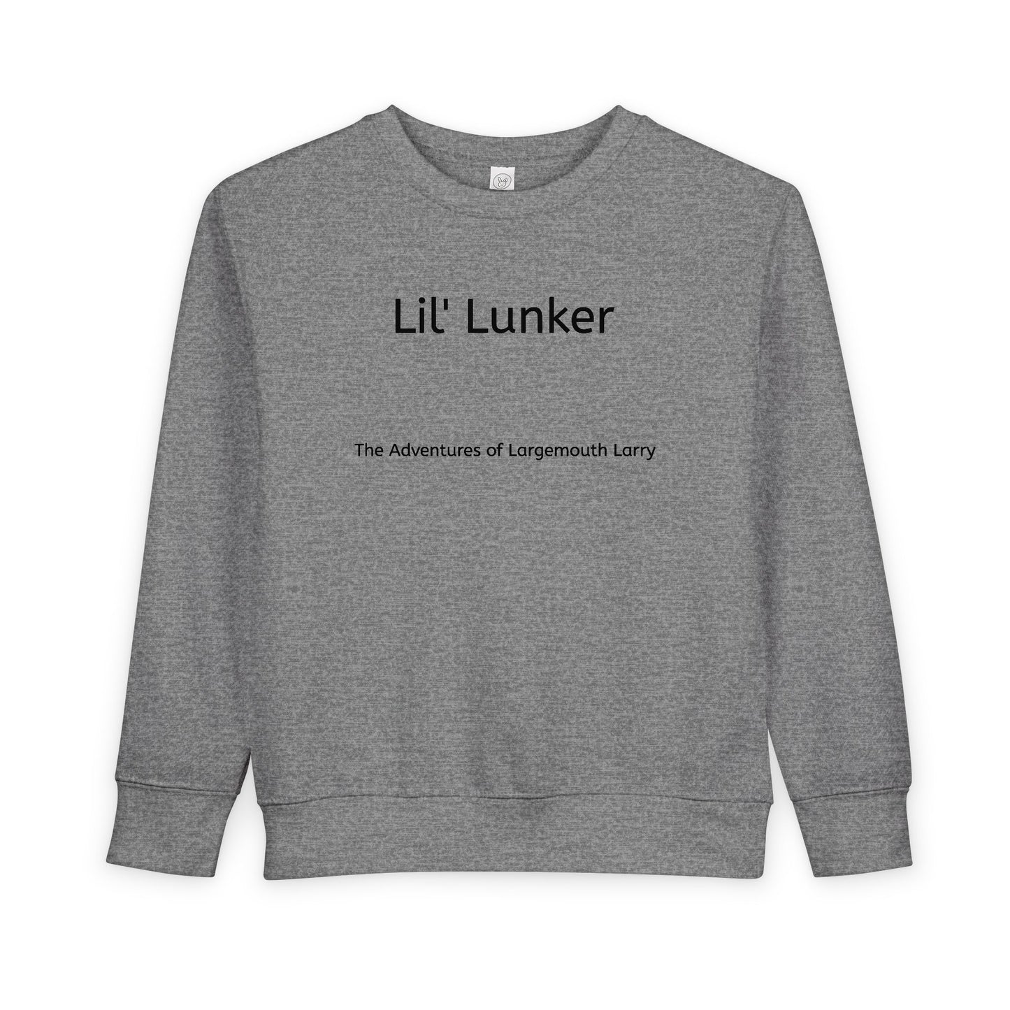 Toddler Fishing Sweatshirt - Lil' Lunker Design, Gift for Kids, Cute Fishing Apparel, Outdoor Adventure Clothing, Fun Toddler Outfit