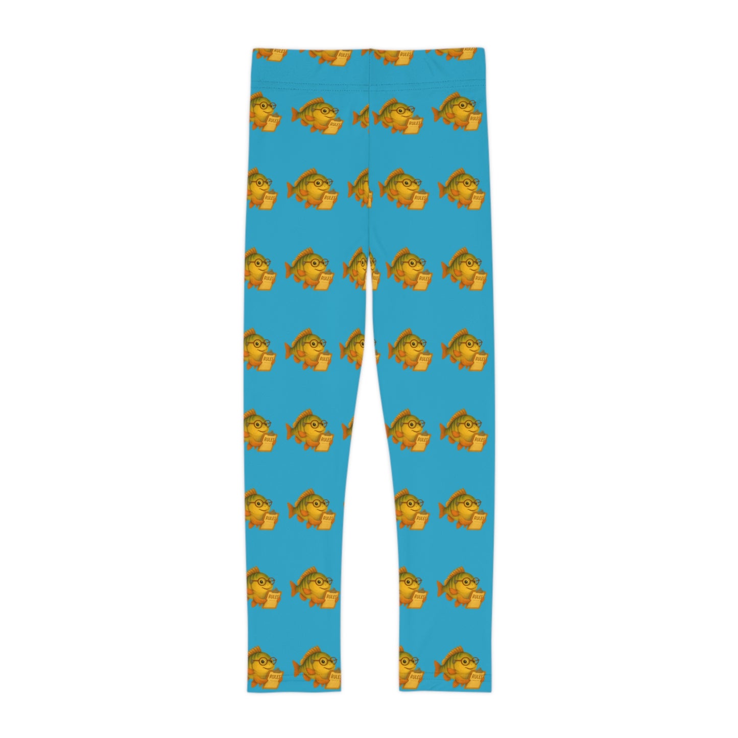 Colorful Kids Leggings with Fish Pattern | Fun Activewear, Playtime Leggings, Birthday Gift, Summer Fashion, Toddler Outfits