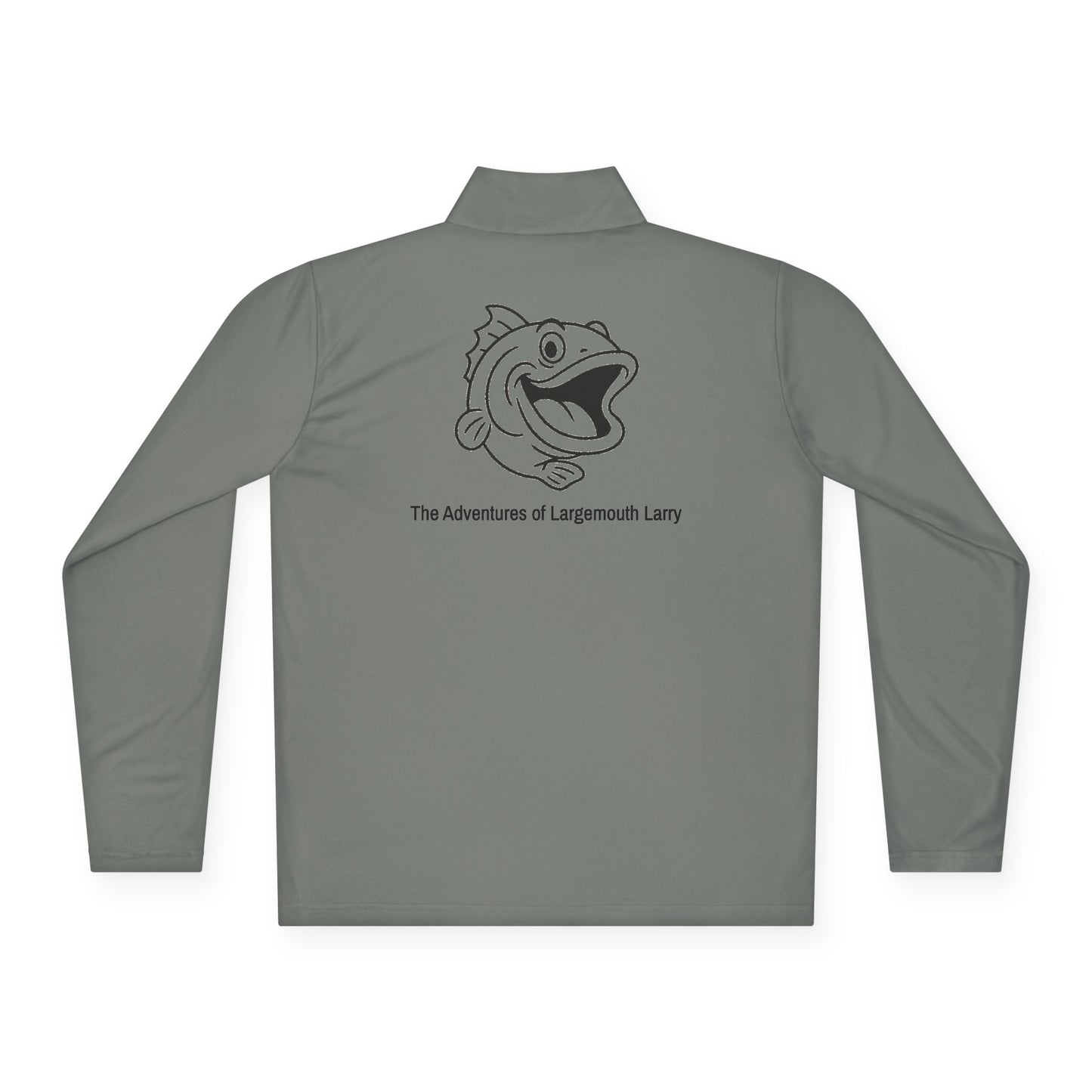 Adventure-Ready Unisex Quarter-Zip Pullover - Stay Careful, Fishing Apparel, Outdoor Gear, Gift for Fishermen, Stylish Layering