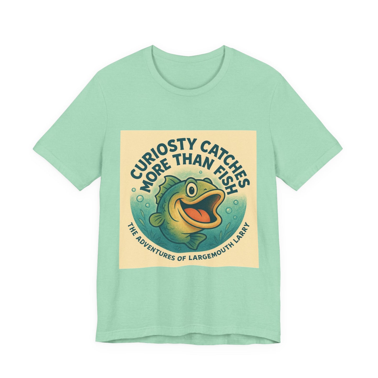 Curiosity Catches More Than Fish Tee, Fun Fishing Shirt, Gift for Anglers, Casual Summer Top, Outdoor Adventure Apparel, Fishing [...]